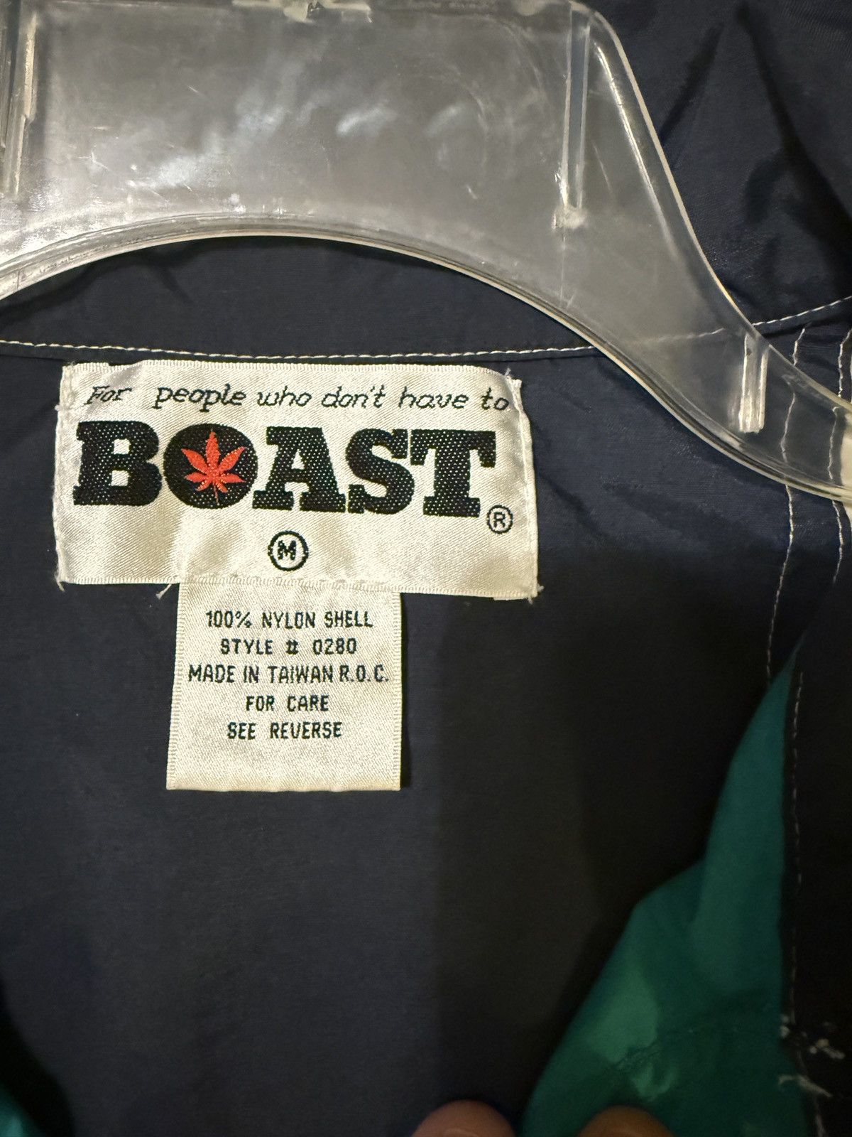 Boast Boast Unisex Vintage Nylon 1/4 Zip Windbreaker Jacket Size US M / EU 48-50 / 2 - 2 Thumbnail