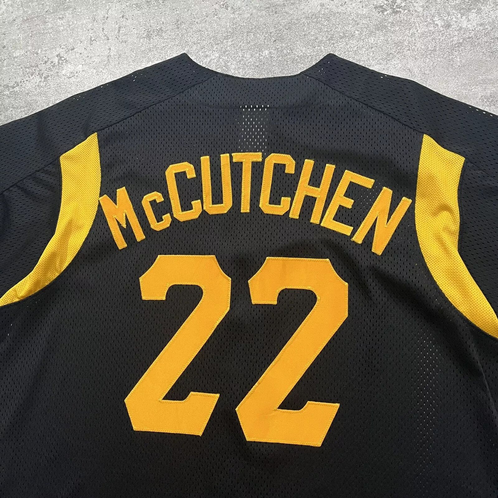 MLB × Vintage PITTSBURGH PIRATES ANDREW McCUTHEN MAJESTIC JERSEY Size US L / EU 52-54 / 3 - 4 Thumbnail