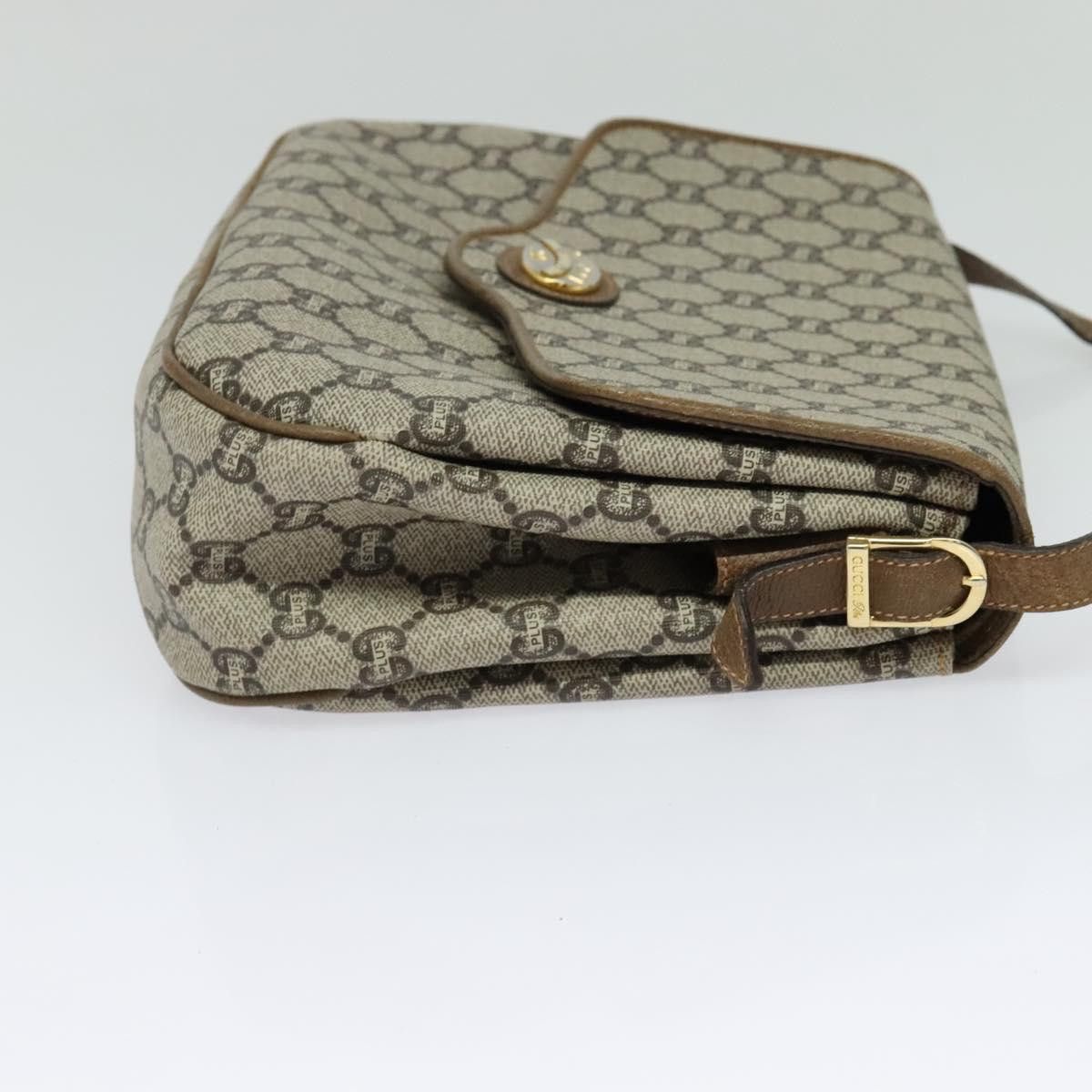 Gucci GUCCI GG Plus Supreme Shoulder Bag Pvc Beige Gold Size ONE SIZE - 5 Thumbnail