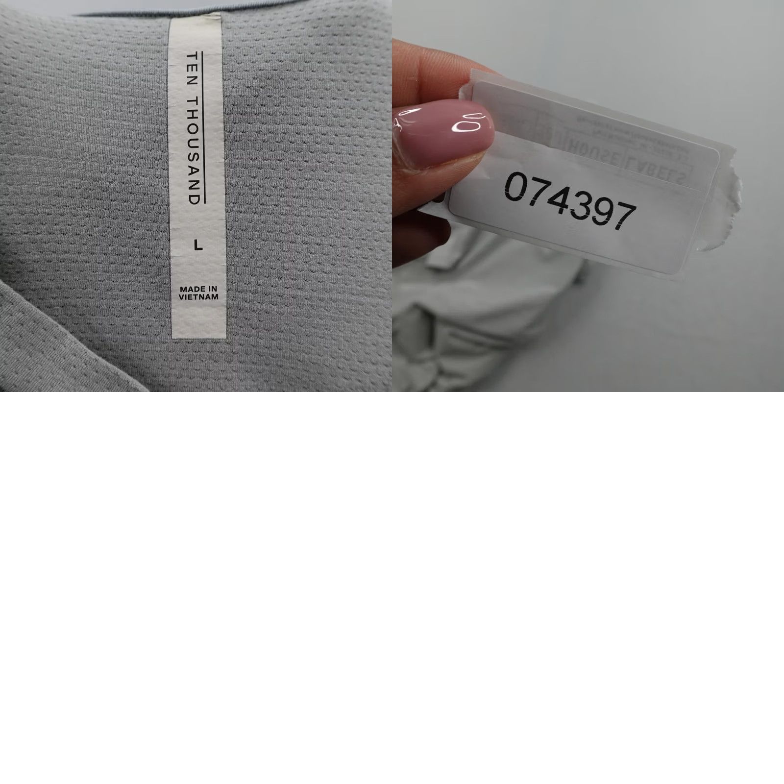 Ten Thousand Ten Thousand Shirt Mens Large Gray The Versatile Performance Running Athletic Size US L / EU 52-54 / 3 - 8 Thumbnail