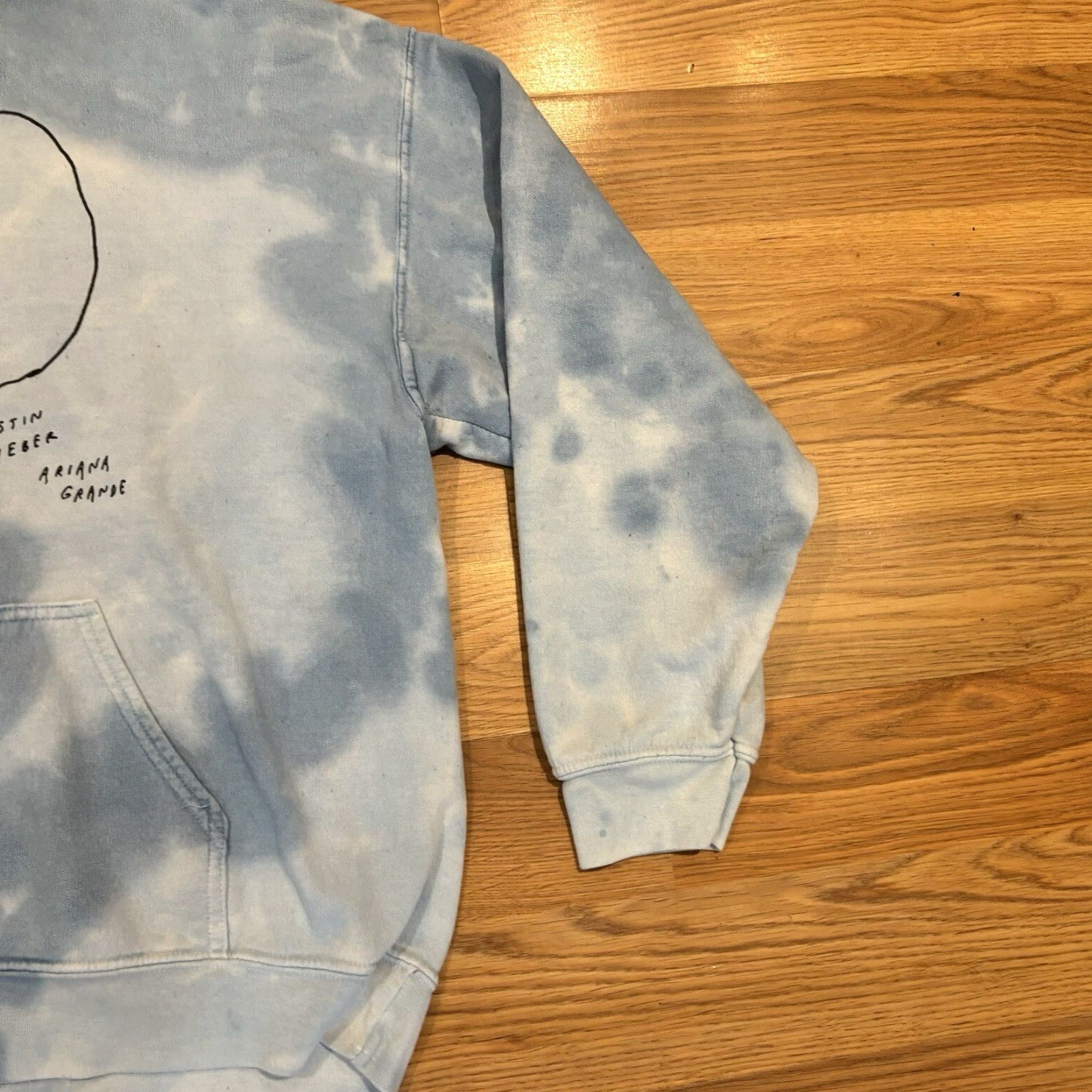 Vintage Stuck With U Hoodie Unisex Adults XL Blue Pullover Graphic Print Hooded Sweatshirt Size US XL / EU 56 / 4 - 5 Thumbnail