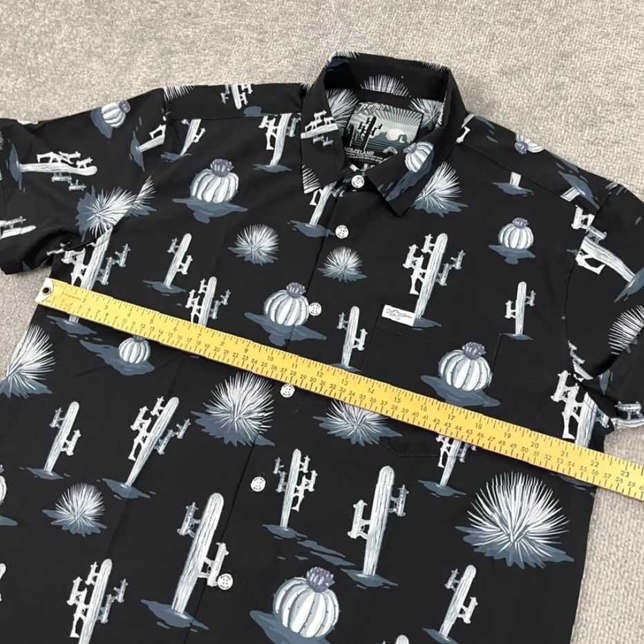 Etro VINTAGE Rifle Shirt Mens Large Black White Homeland Guns Cactus Desert Button-Down Size US L / EU 52-54 / 3 - 4 Thumbnail