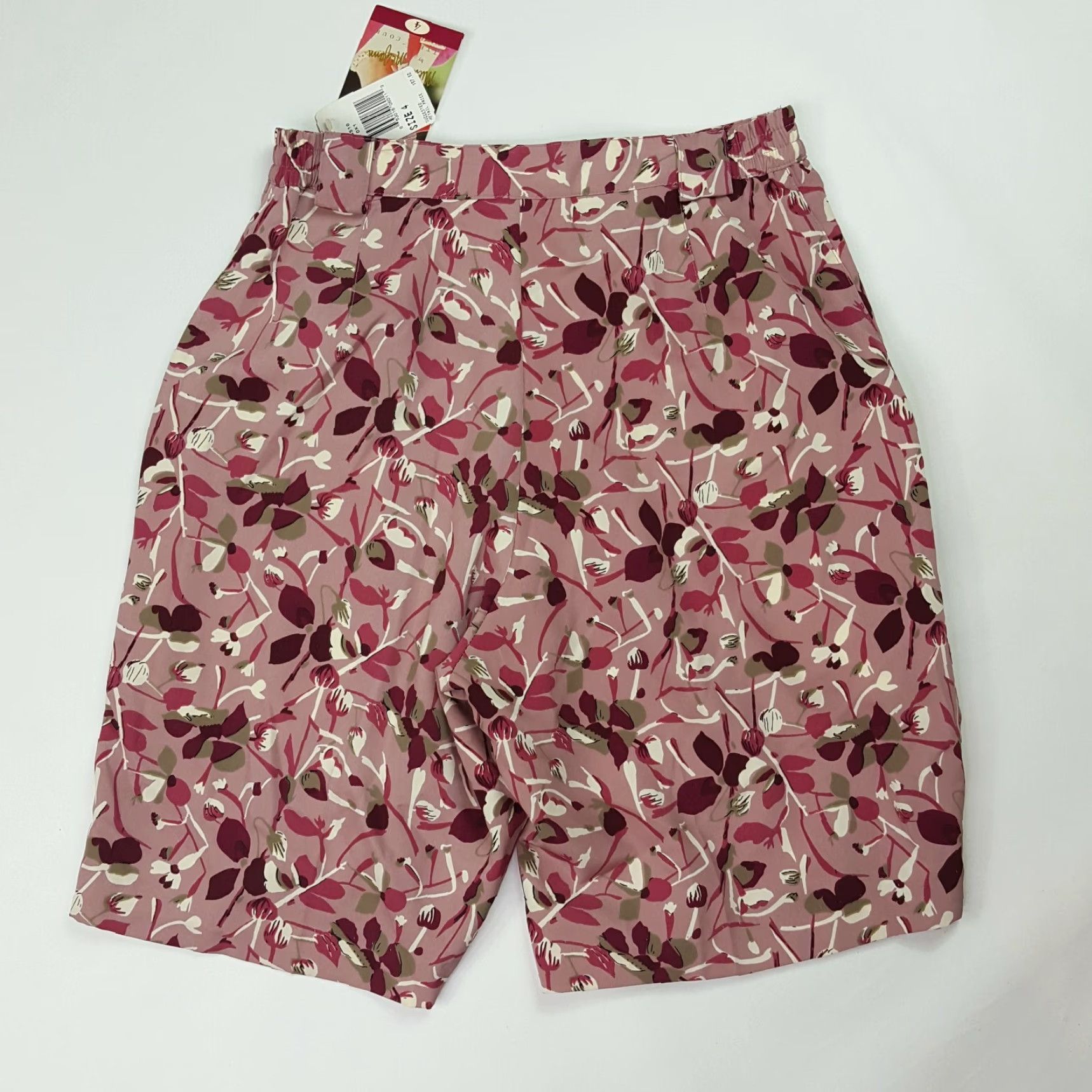 Vintage VINTAGE Bette & Court Golf Women’s Size 4 Pink Cherry Blossom Retro Outdoor Shorts Size 26" / US 2 / IT 38 - 5 Thumbnail