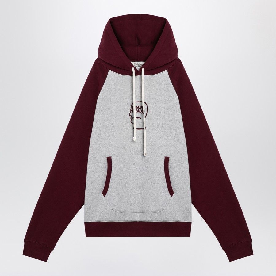 Brain Dead o1d2blof0125 Hoodie in Light Grey/Burgundy Size US M / EU 48-50 / 2 - 1 Thumbnail