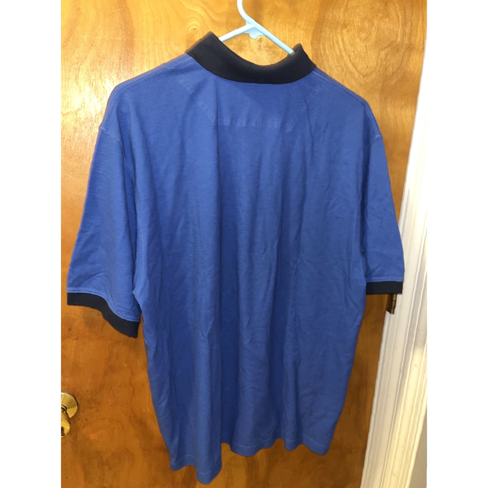 Vintage VINTAGE L.L. Bean Men’s Large Polo Shirt Short Sleeve Blue Summer Outdoor Work Uniform Size US L / EU 52-54 / 3 - 2 Thumbnail