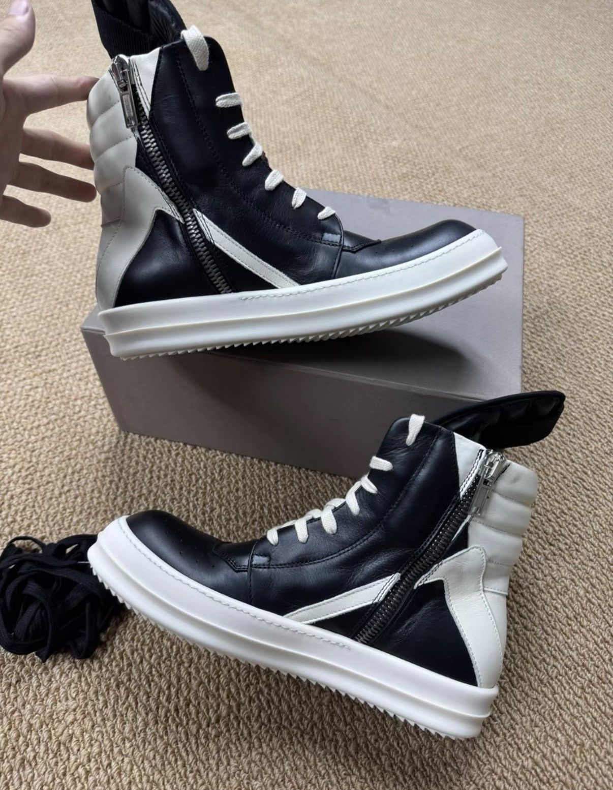 Rick Owens Rick Owens Main Line Geobasket K37 Size US 7.5 / EU 40-41 - 3 Thumbnail