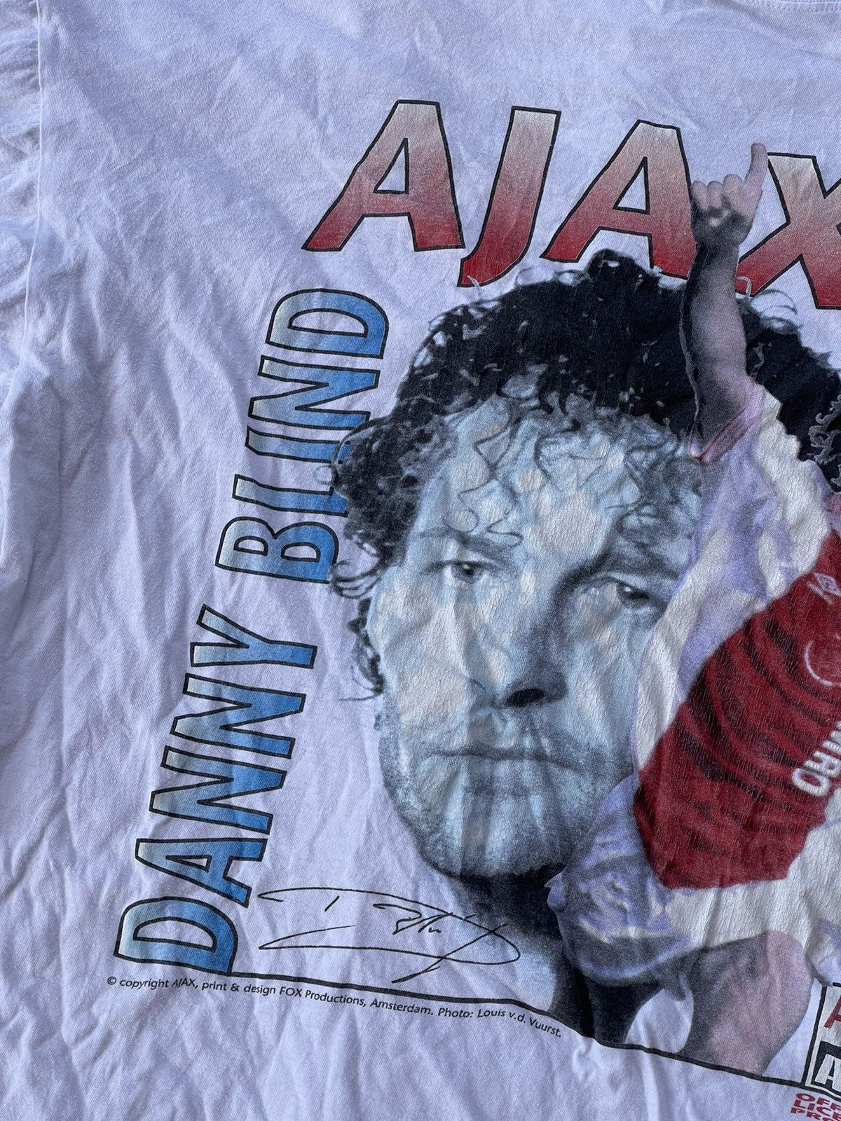 Fox Racing × Vintage 90’s Ajax Danny Blind Fox Tee vintage umbro Size US XL / EU 56 / 4 - 4 Thumbnail