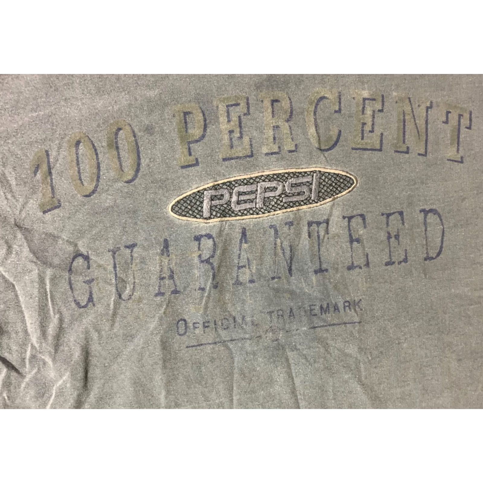 Vintage VINTAGE 90s Pepsi Stitch Graphic Blue T Shirt Adult Large/X-Large Mens Size US L / EU 52-54 / 3 - 2 Thumbnail