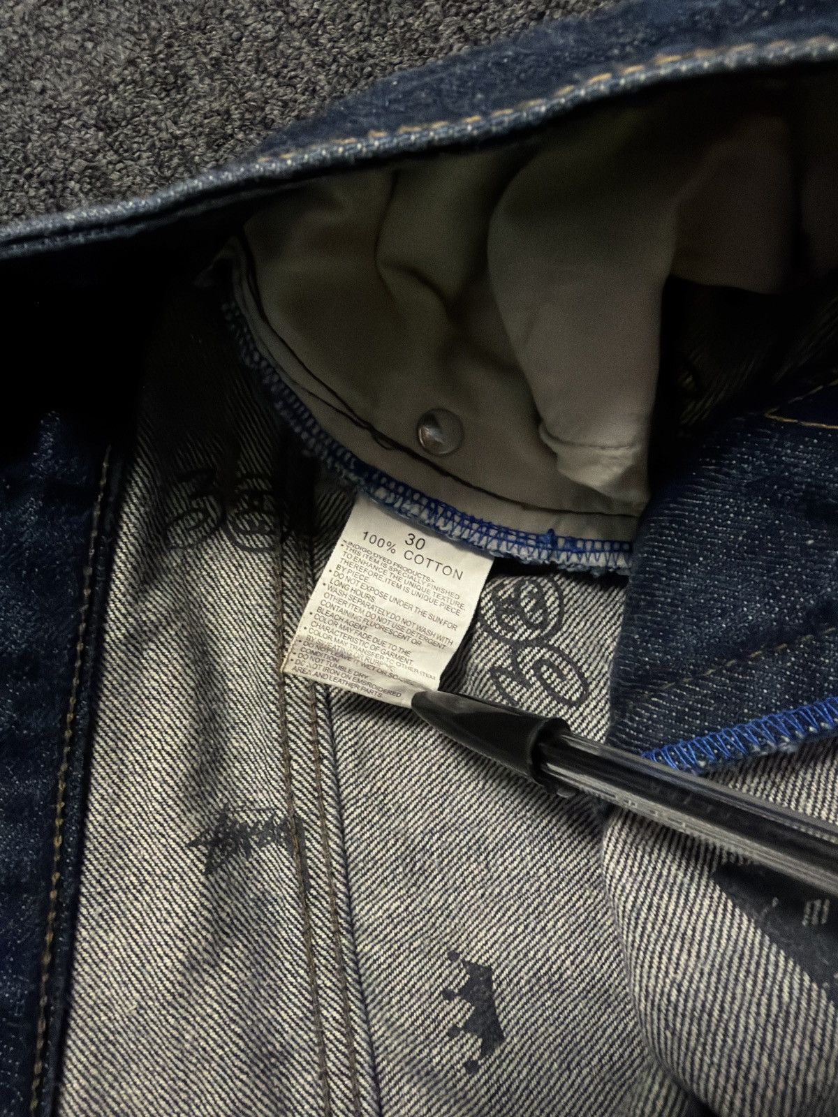 Stussy Vintage Stussy XXX 30th Anniversary Jeans - Waist: 32” Size US 32 / EU 48 - 10 Thumbnail