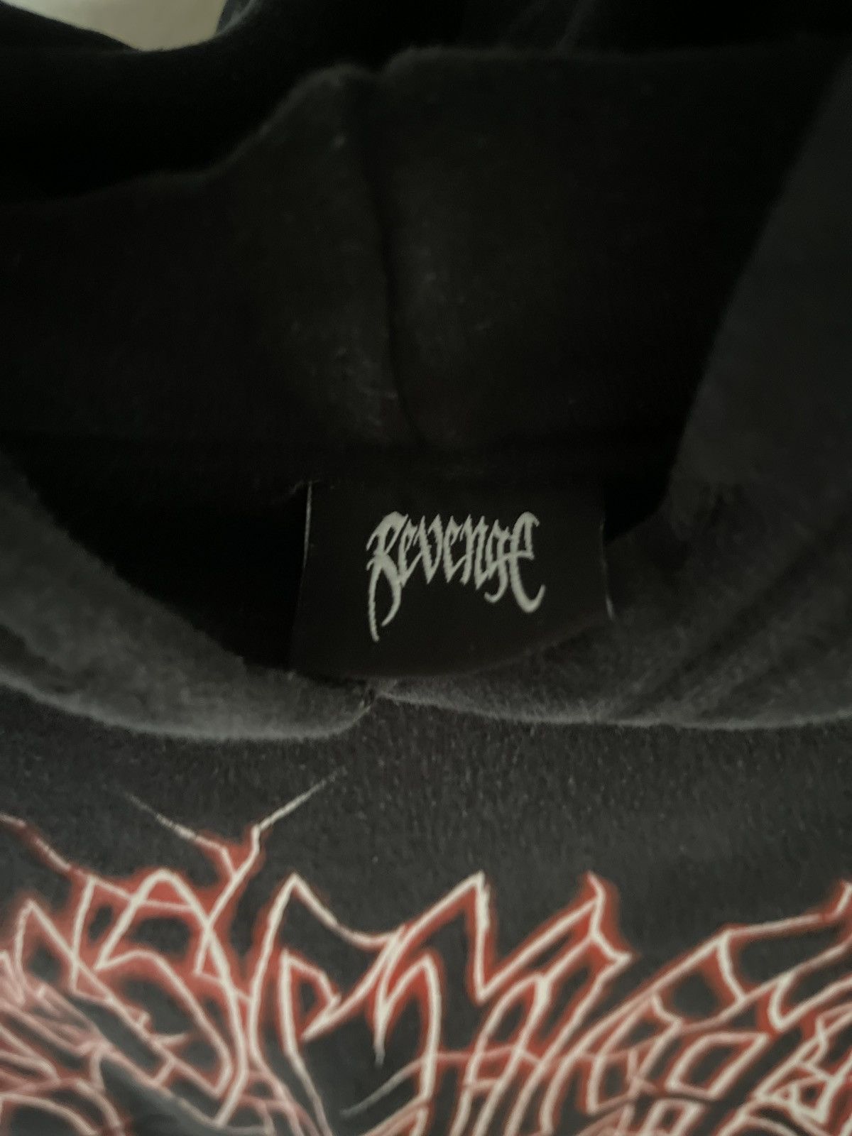 Revenge Revenge Red Lightning hoodie Size US S / EU 44-46 / 1 - 5 Thumbnail