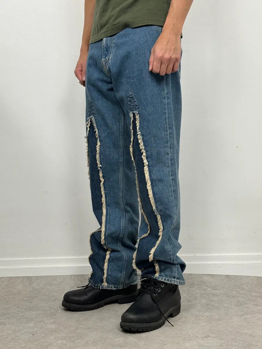 Our Legacy Our Legacy Blue Distressed Denim Jeans Size US 32 / EU 48 - 2 Thumbnail