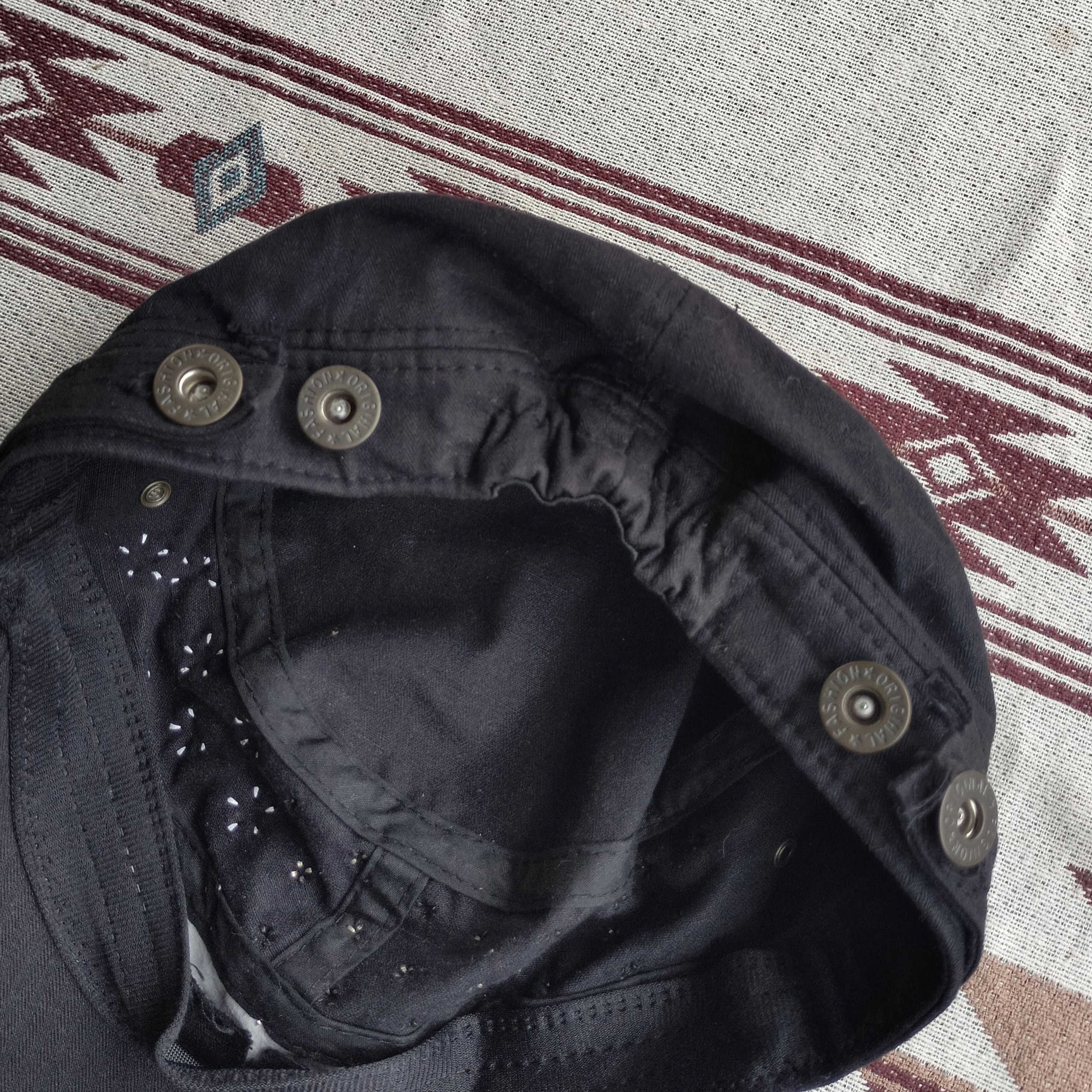 GOA Y2k Vkei Blu pepe stars studded cadet hat Size ONE SIZE - 11 Thumbnail