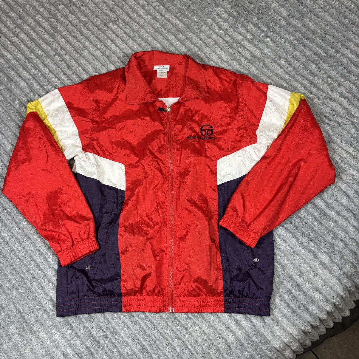 Sergio Tacchini Sergio Tacchini Men's Large Color Block Track Jacket VTG Size US L / EU 52-54 / 3 - 1 Thumbnail