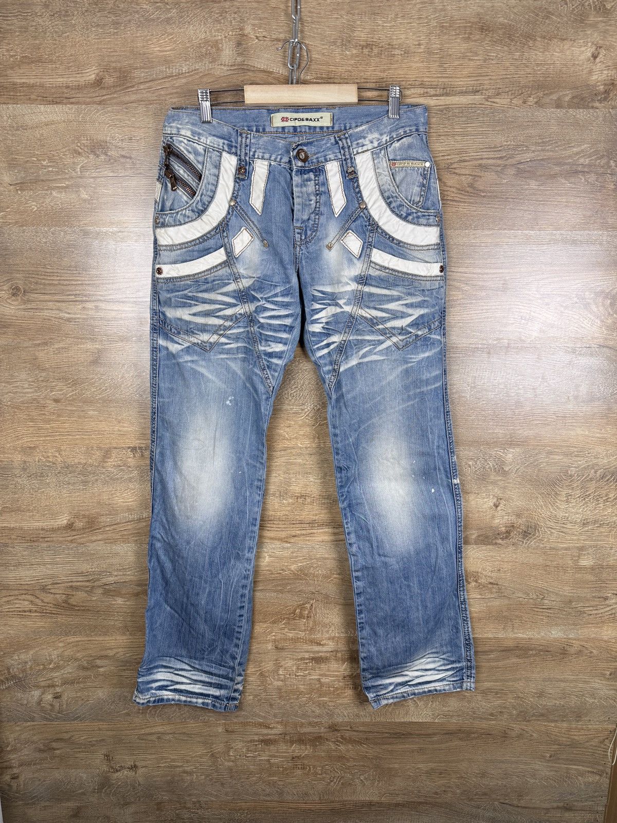 Vintage Mens Vintage Cipo & Baxx denim jeans pants avant garde y2k Size US 33 - 1 Thumbnail