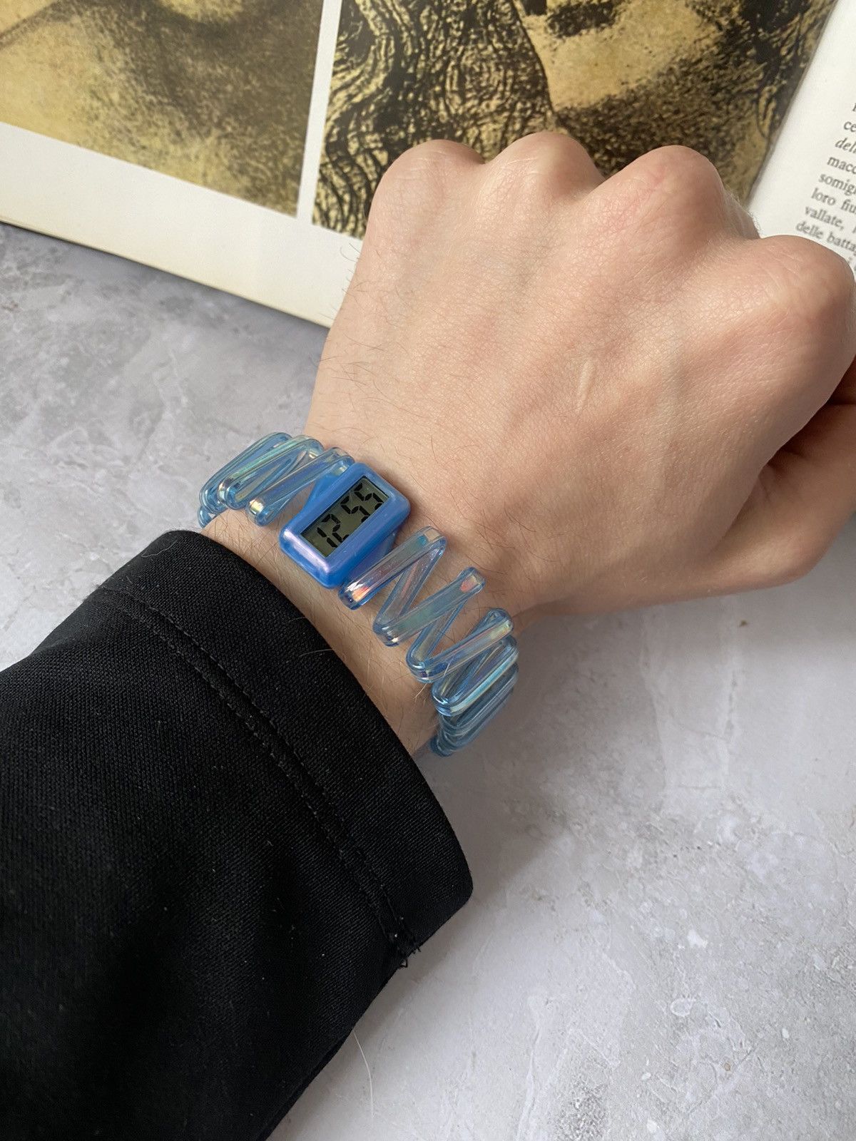 Japanese Brand × Jewelry × Vintage Vintage Blue Retro 90s Digital Watches Size ONE SIZE - 5 Thumbnail