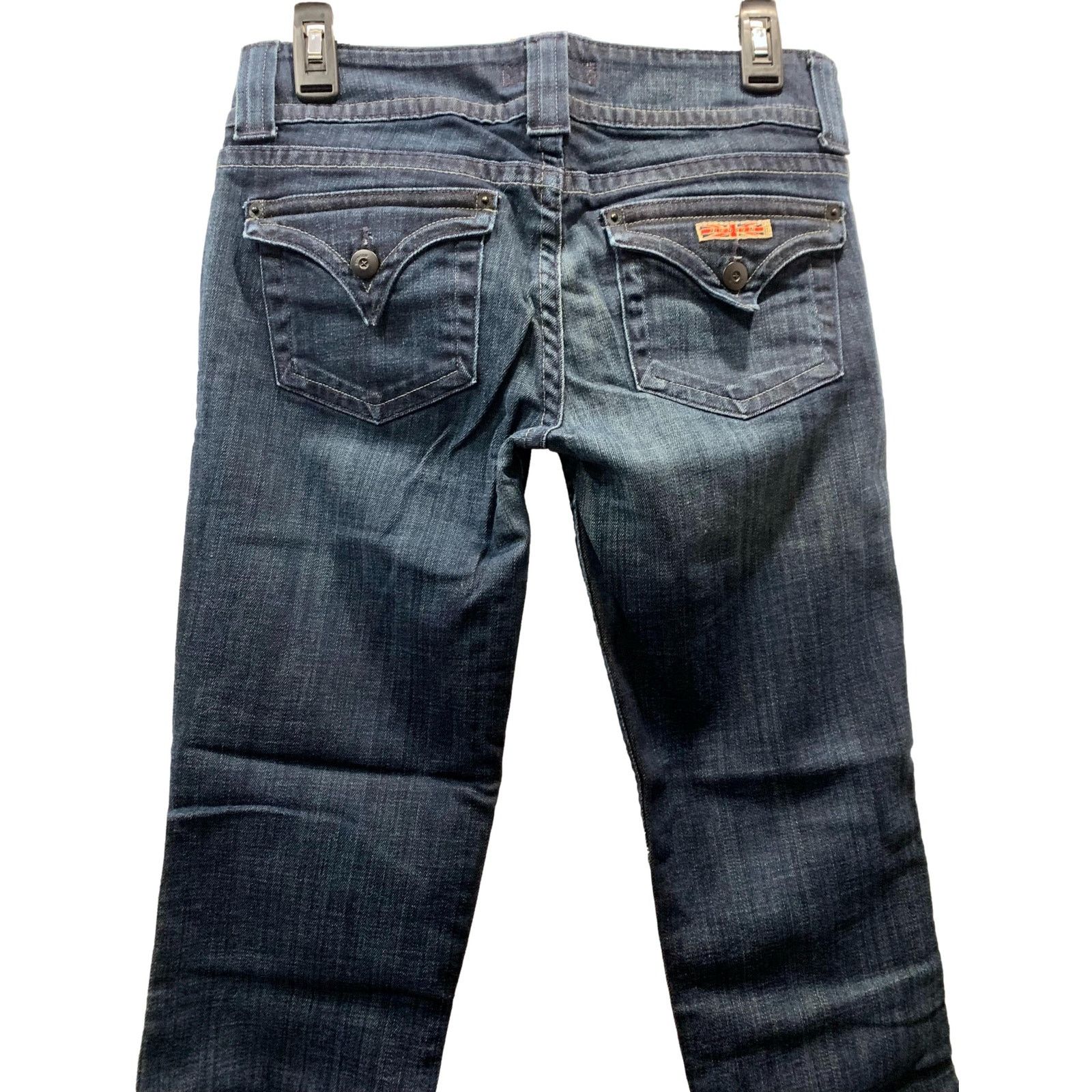 Hudson Hudson Dark Blue Signature Straight Leg Ankle Jeans size 27 Size 27" / US 4 / IT 40 - 1 Thumbnail