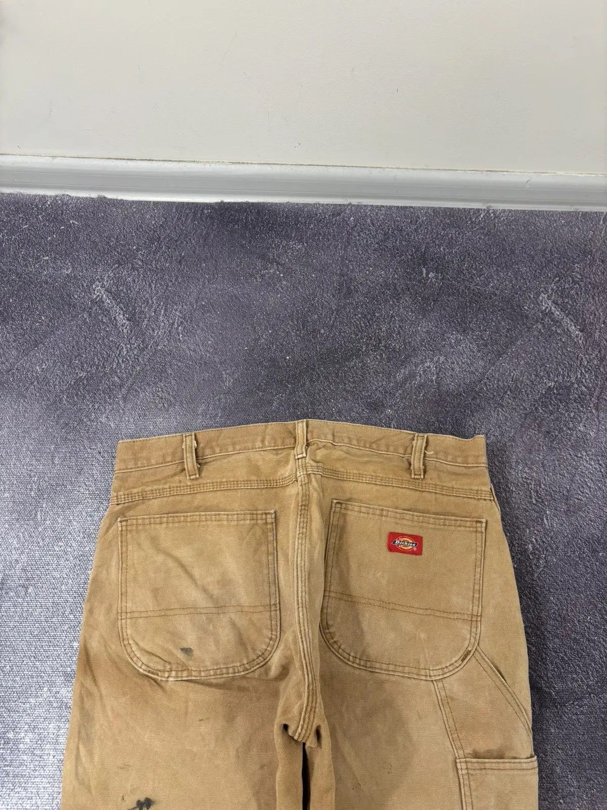 Dickies × Vintage Vintage Dickies USA Denim Orange Work Hype Pants Jeans Size US 36 / EU 52 - 5 Thumbnail