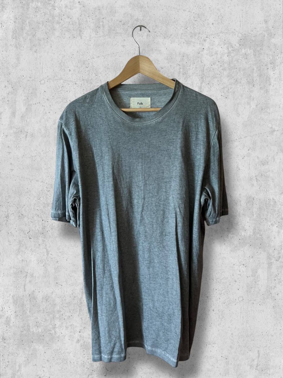 Folk FOLK Single Stitch Vintage Fabric Washed tee t shirt Size US L / EU 52-54 / 3 - 1 Thumbnail