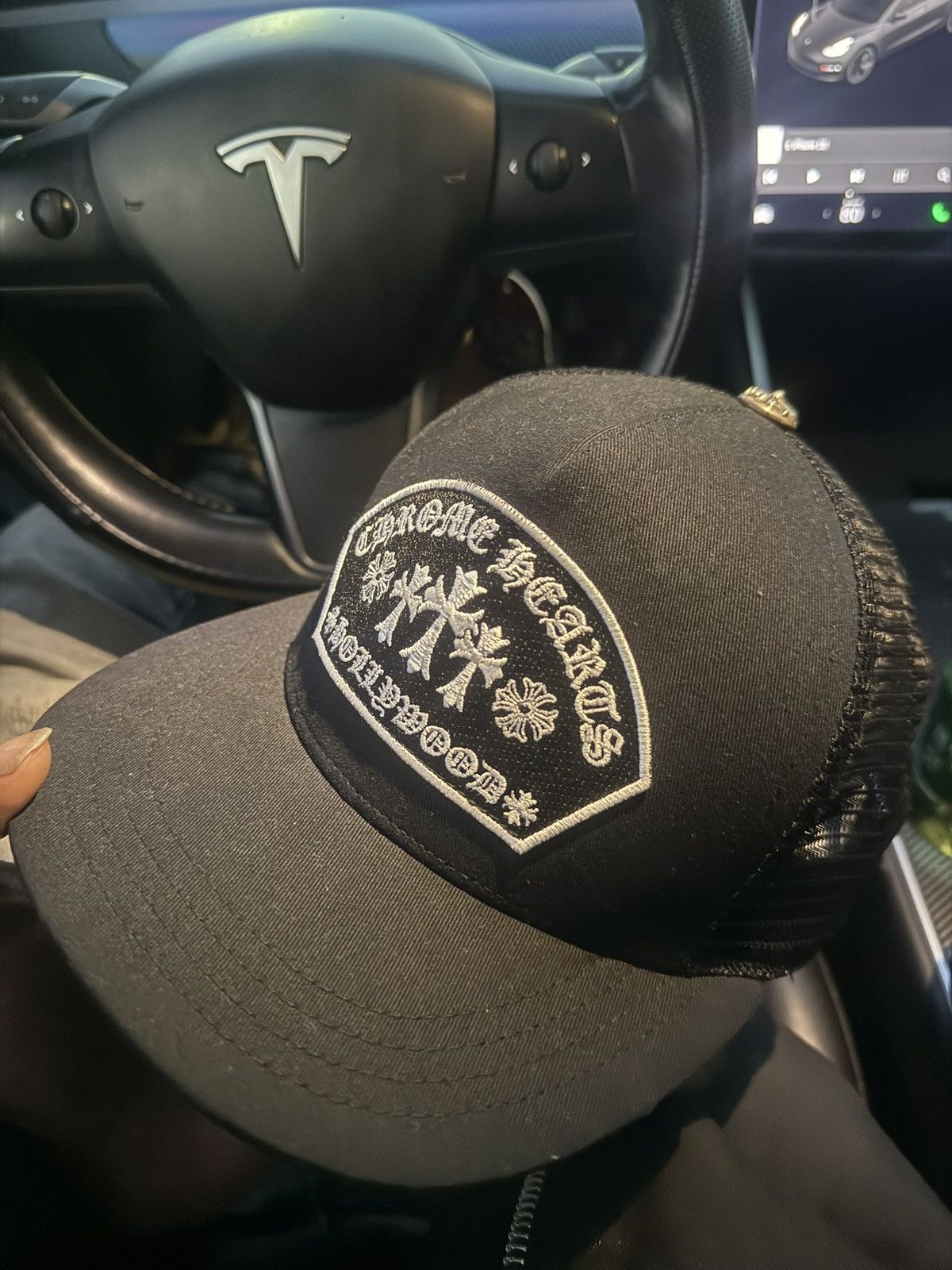 Chrome Hearts CHROME HEART TRIPLE CROSS HOLLYWOOD TRUCKER Size ONE SIZE - 1 Thumbnail
