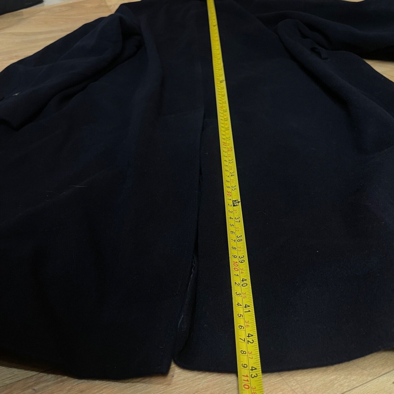 Burberry VINTAGE Burberry Trench Coat CASHEMERE VIRGIN WOOL BLUEnavy Size US L / EU 52-54 / 3 - 13 Thumbnail