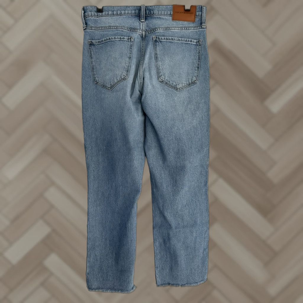 Lucky Brand Lucky Brand Zoe Straight High Rise Blue Denim Jeans Sz 10/30 Womens Size 32" / US 10 / IT 46 - 1 Thumbnail