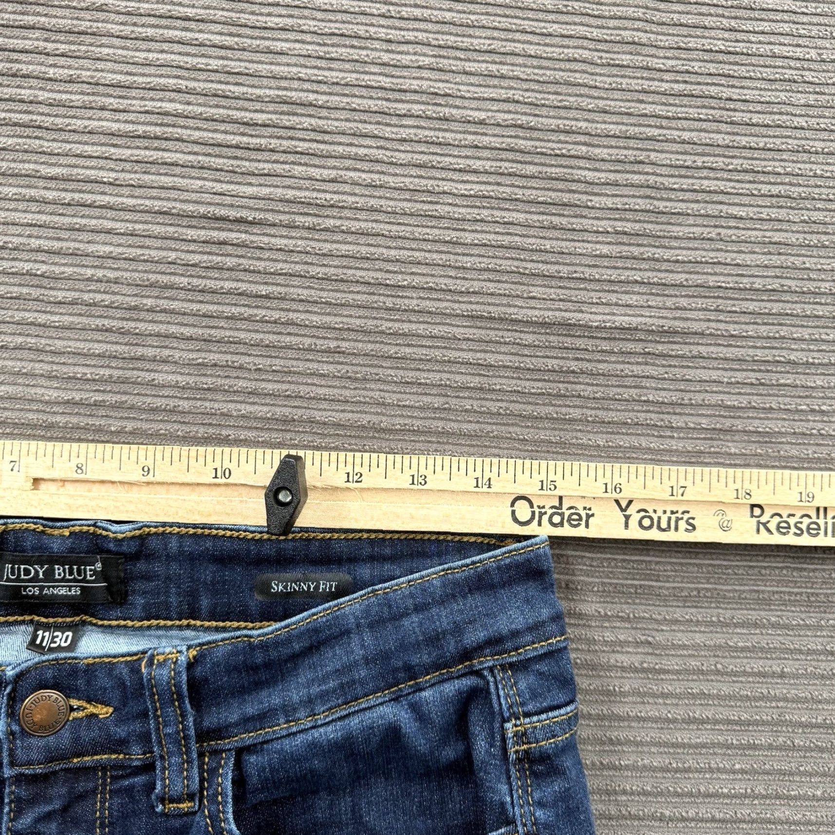 Vintage Judy Blue Jeans Women 30 Denim Skinny High Rise Stretch Comfort Cotton Spandex Bohemian City Preppy 28 Inseam_fit Regular Size 30" / US 8 / IT 44 - 5 Thumbnail
