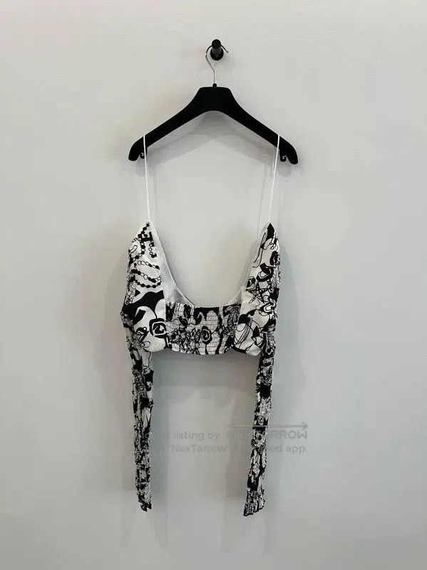 Chanel Chanel Black Silk Women's T-Shirt . Size M / US 6-8 / IT 42-44 - 2 Thumbnail