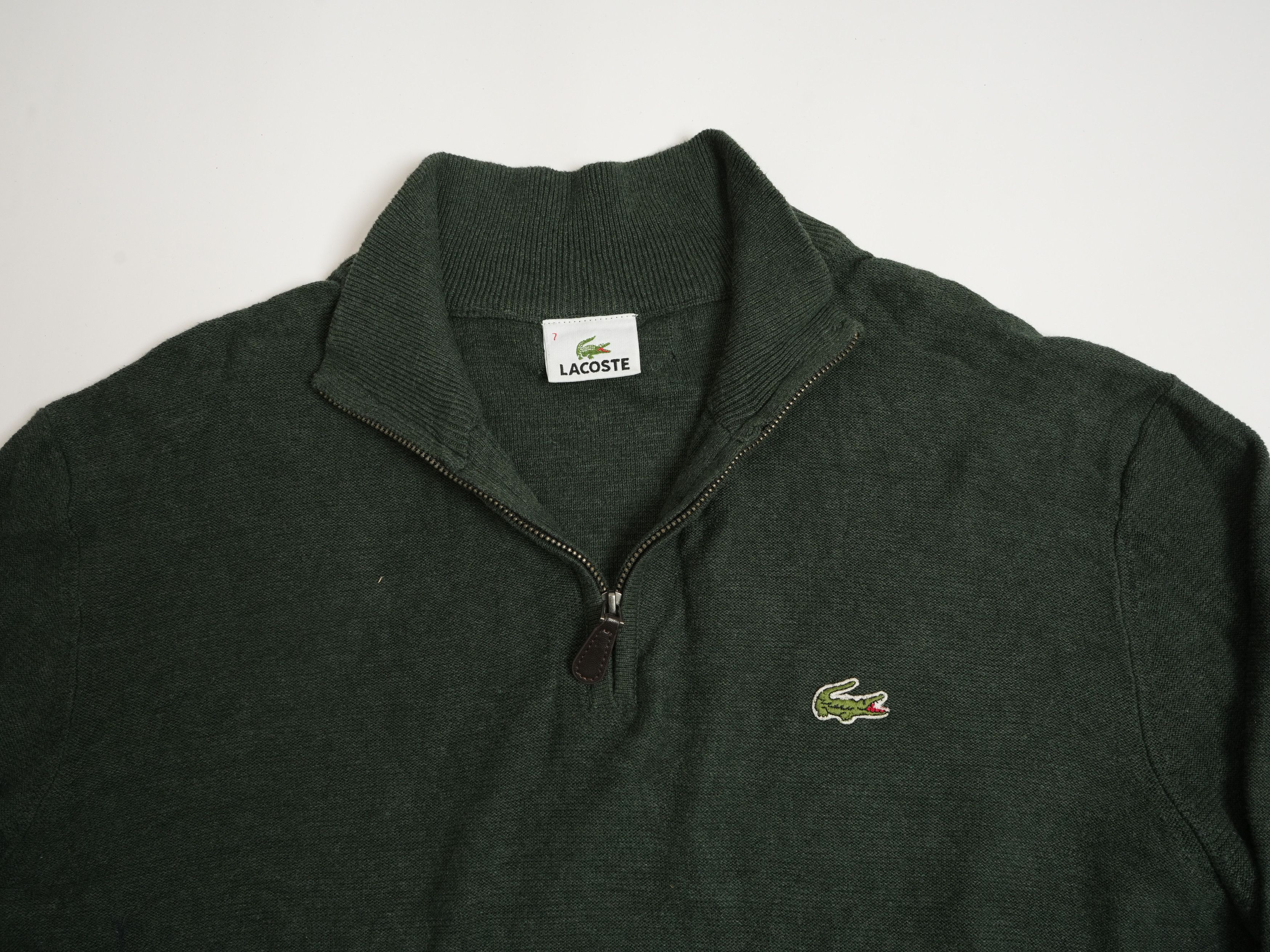 Lacoste Lacoste 1/4 Zip Sweater Jumper Size US XXL / EU 58 / 5 - 3 Thumbnail
