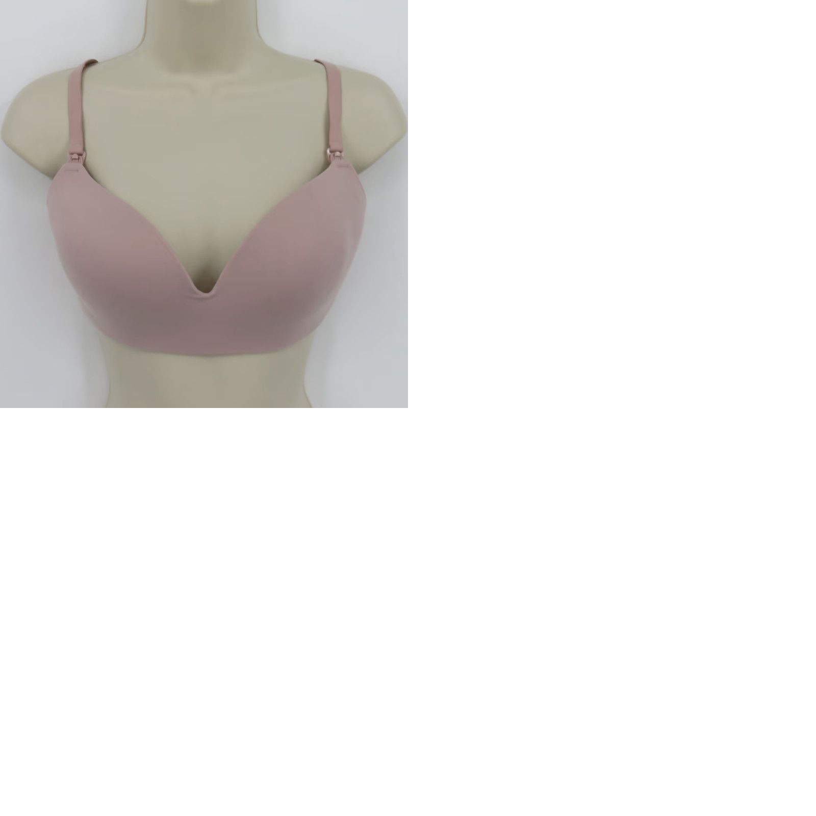Vintage Soma Enbliss Nursing Wireless Bra 36C Pink Lightly Lined Women Size ONE SIZE - 9 Thumbnail