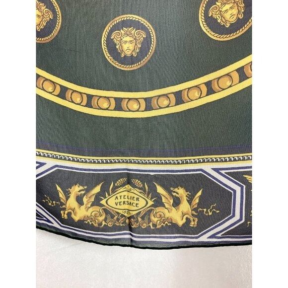 Versace Vintage 90s Gianni Versace Chiffon Goddess Theme Nude Lovers Size ONE SIZE - 2 Thumbnail
