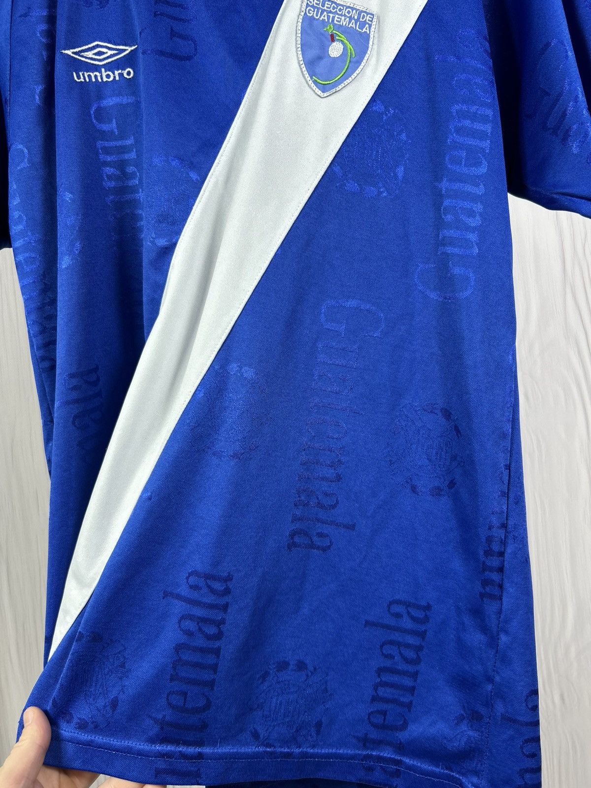 Umbro Vintage 90’s Umbro Guatemala Soccer Jersey Size L Size US L / EU 52-54 / 3 - 5 Thumbnail