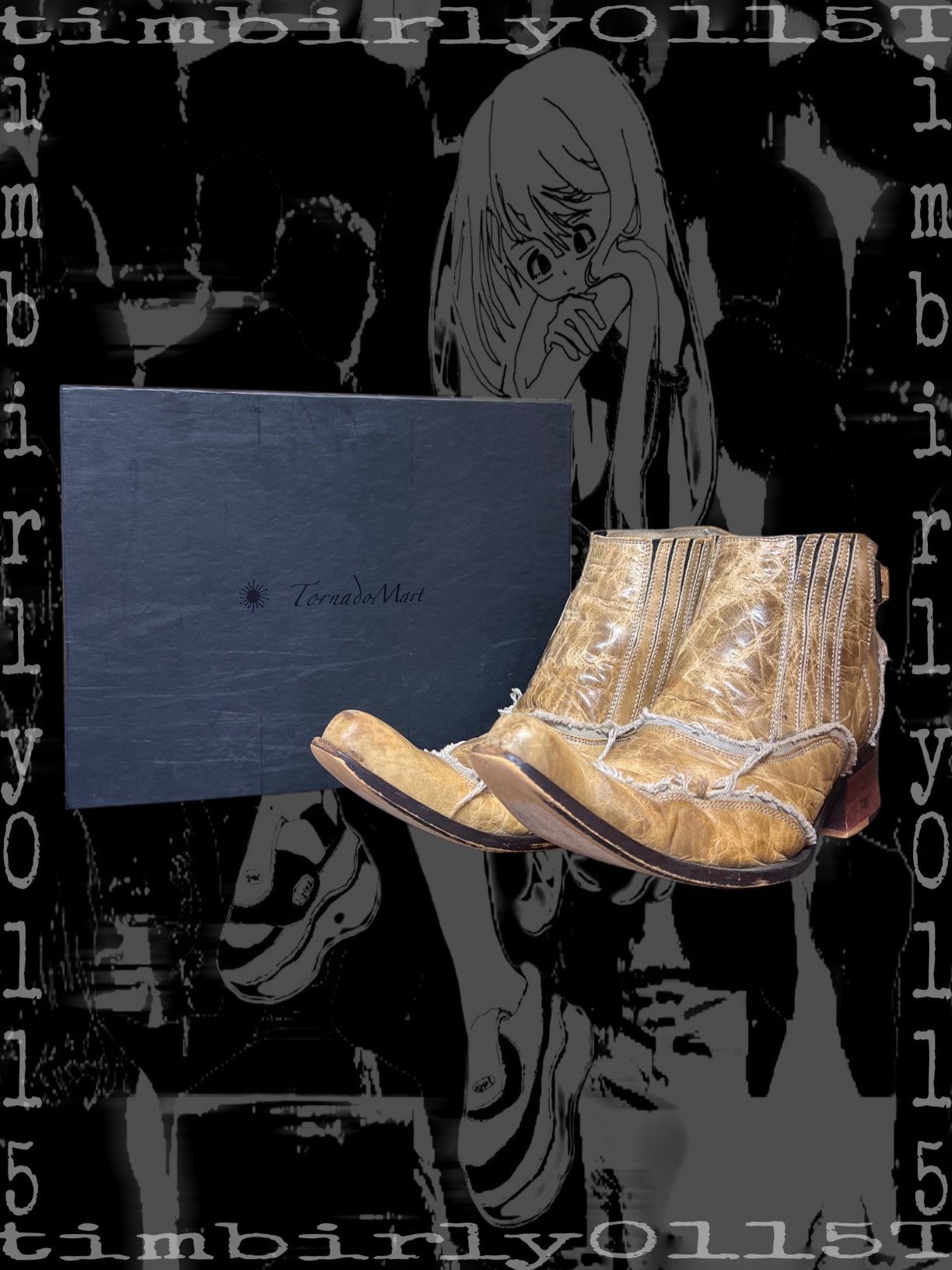 Tornado Mart Tornado Mart leather yellow chelsea boots Size US 8.5 / EU 41-42 - 2 Thumbnail