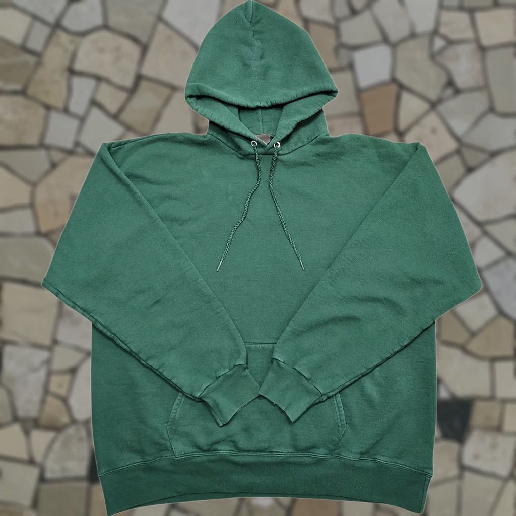 Hanes VINTAGE Hanes Cotton Hoodie Mens L Green USA Pullover Hoodie Classic Fit Shirt? Size US L / EU 52-54 / 3 - 1 Thumbnail