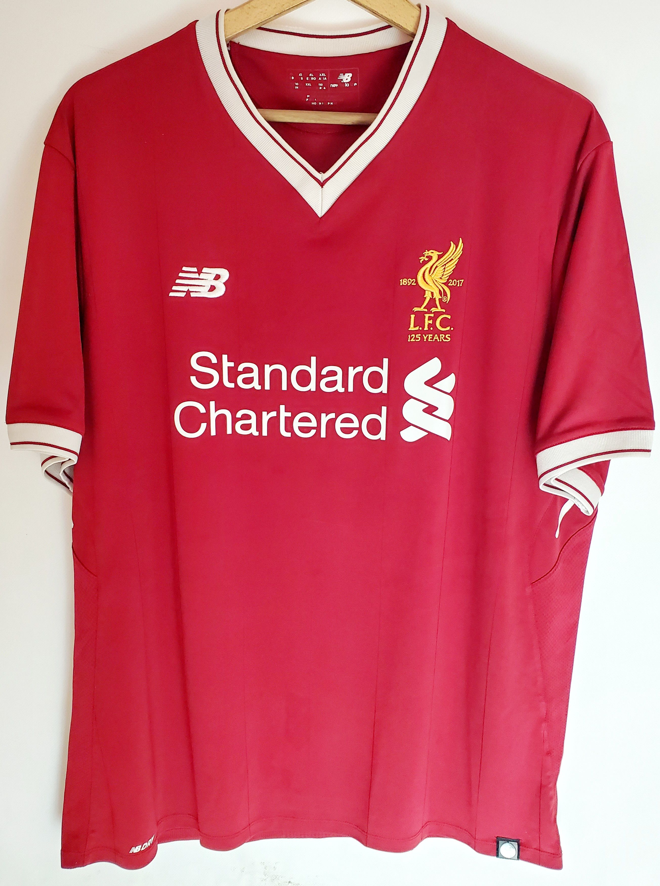 New Balance FC LIVERPOOL 2017/2018 SOCCER FOOTBALL SHIRT JERSEY Xl Size US XL / EU 56 / 4 - 1 Thumbnail
