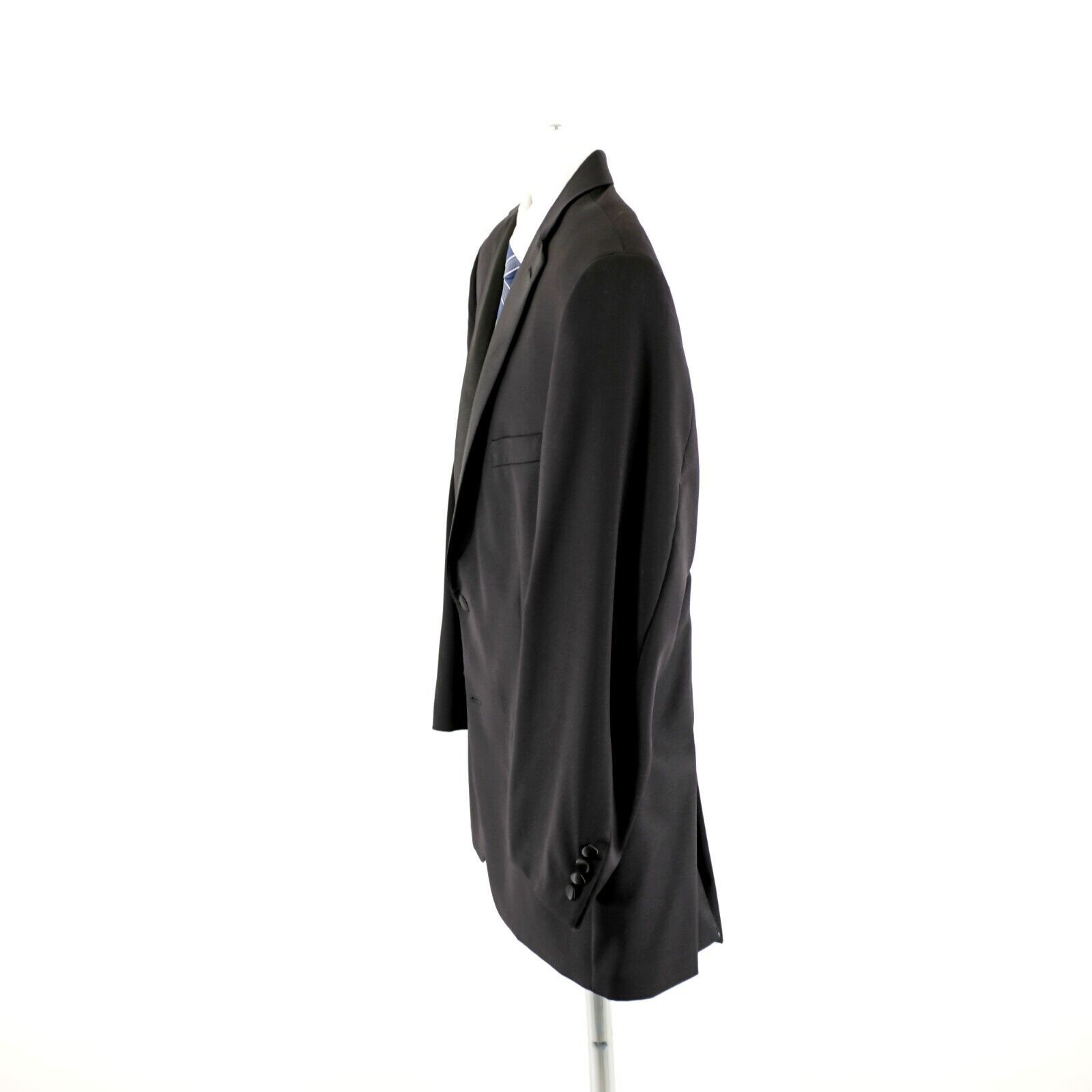 Calvin Klein Calvin Klein Wool Black 2 Felt Button 2 Piece Tuxedo 44R 41/ Size 44R - 11 Thumbnail