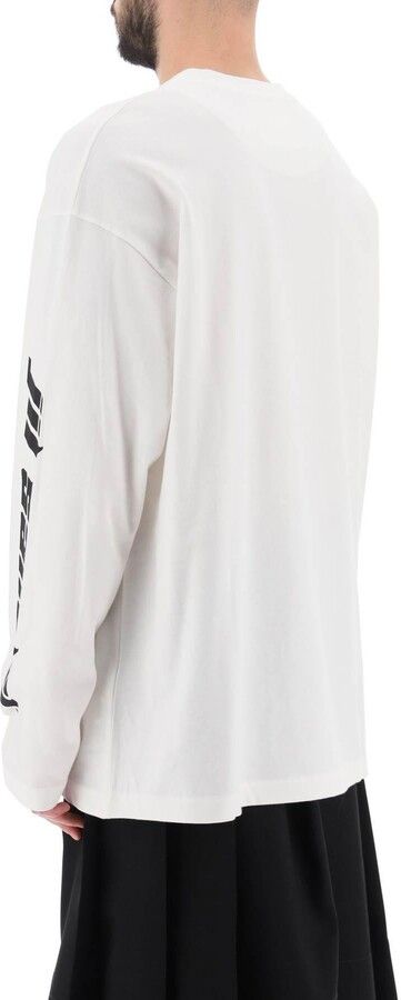 Jil Sander o1y1124 Long Sleeves T-Shirt With Print in Multicolor Size US S / EU 44-46 / 1 - 4 Thumbnail