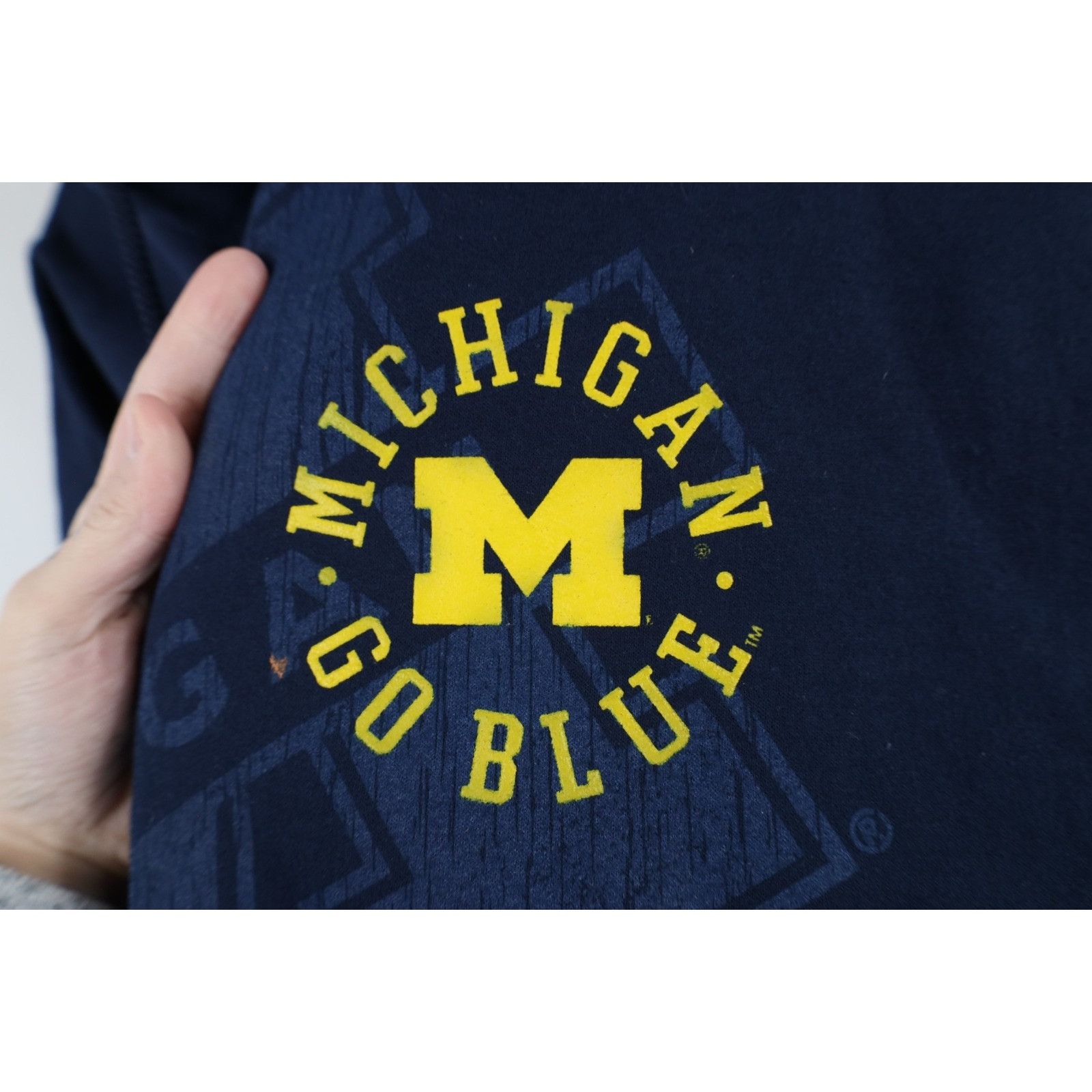 Vintage Deadstock Vintage Y2K University of Michigan Full Zip Hoodie Size US L / EU 52-54 / 3 - 7 Thumbnail