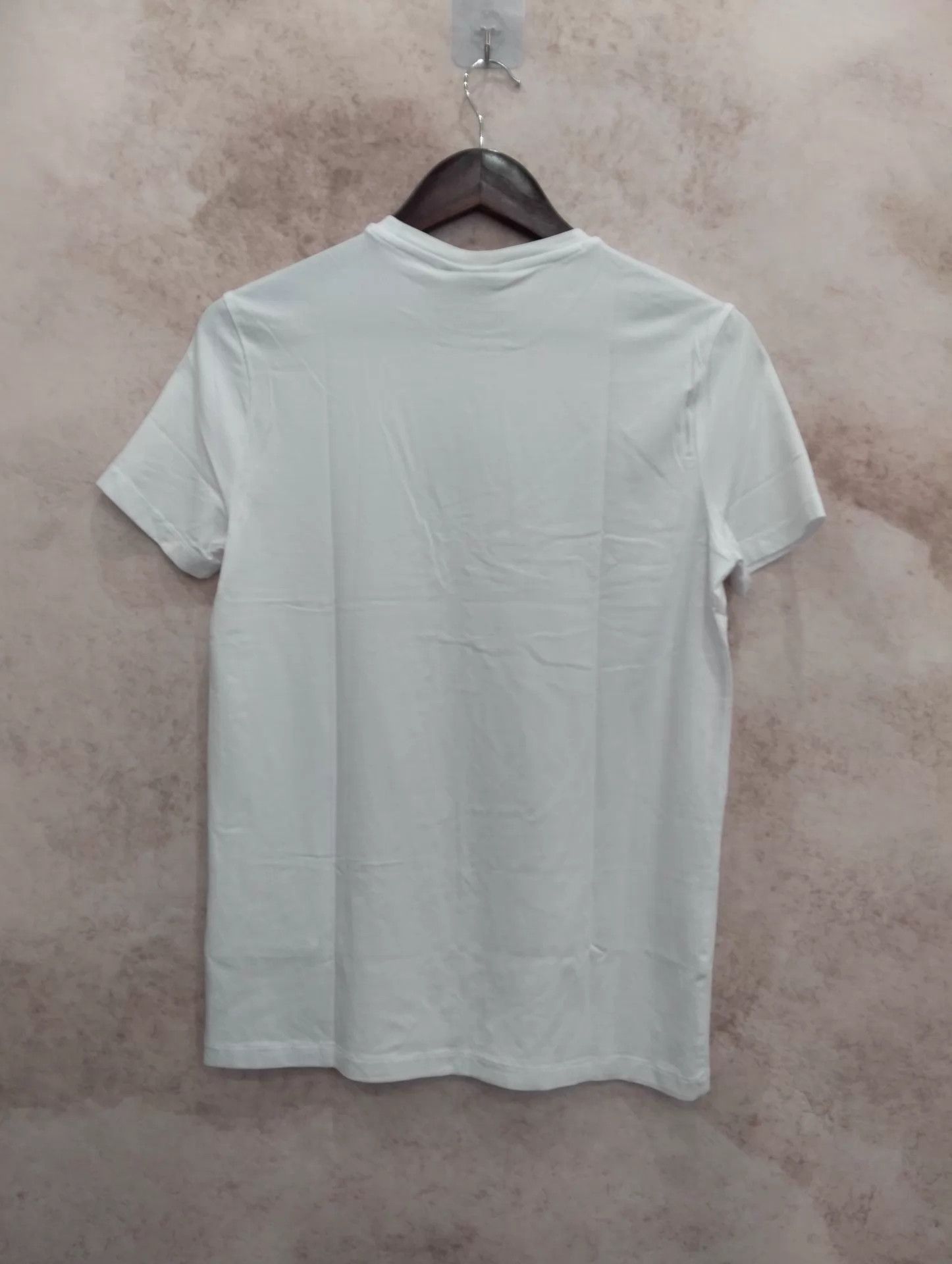 Emporio Armani EMPORIO ARMANI White Logo Short Sleeve Tee M Size US M / EU 48-50 / 2 - 2 Thumbnail