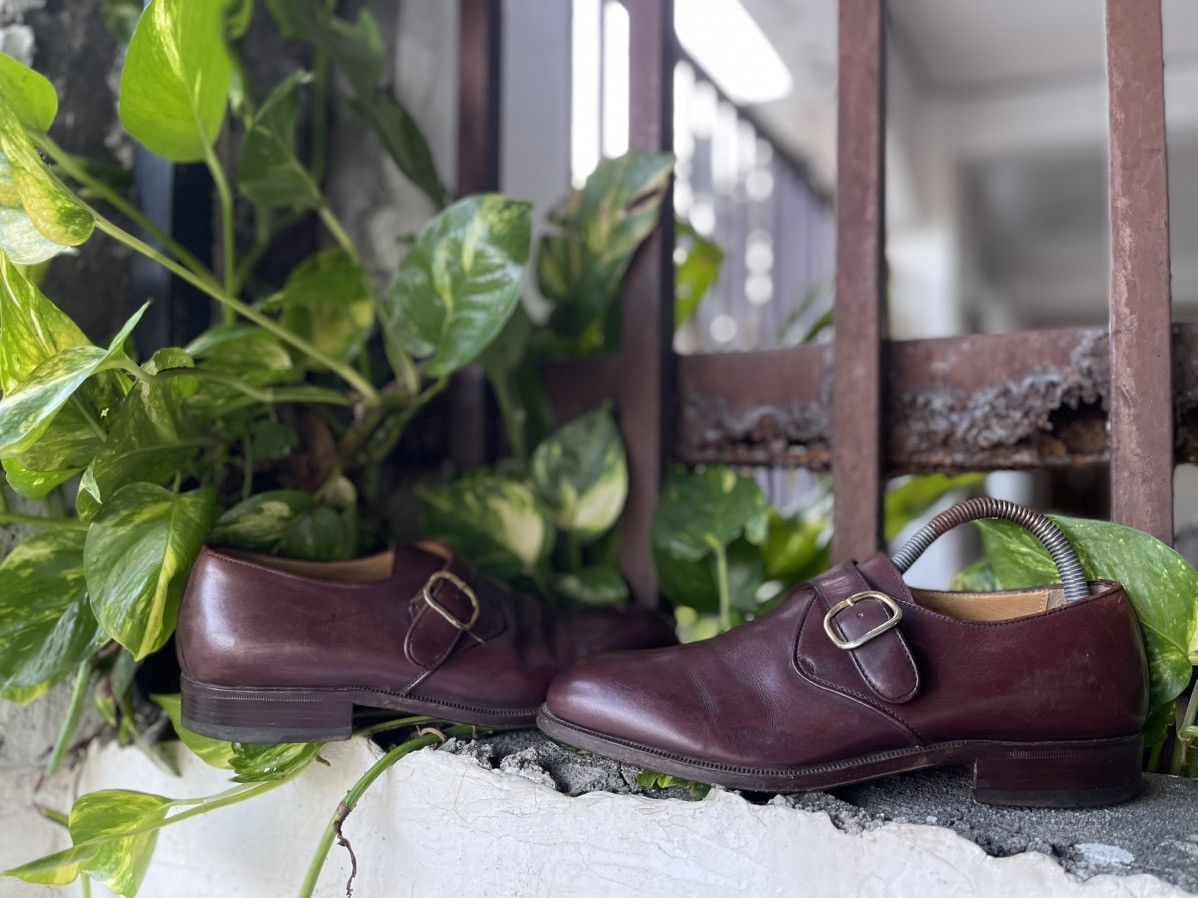 Authentic Rare Celine Jacno Buckle Shoe in Shiny Calfskin