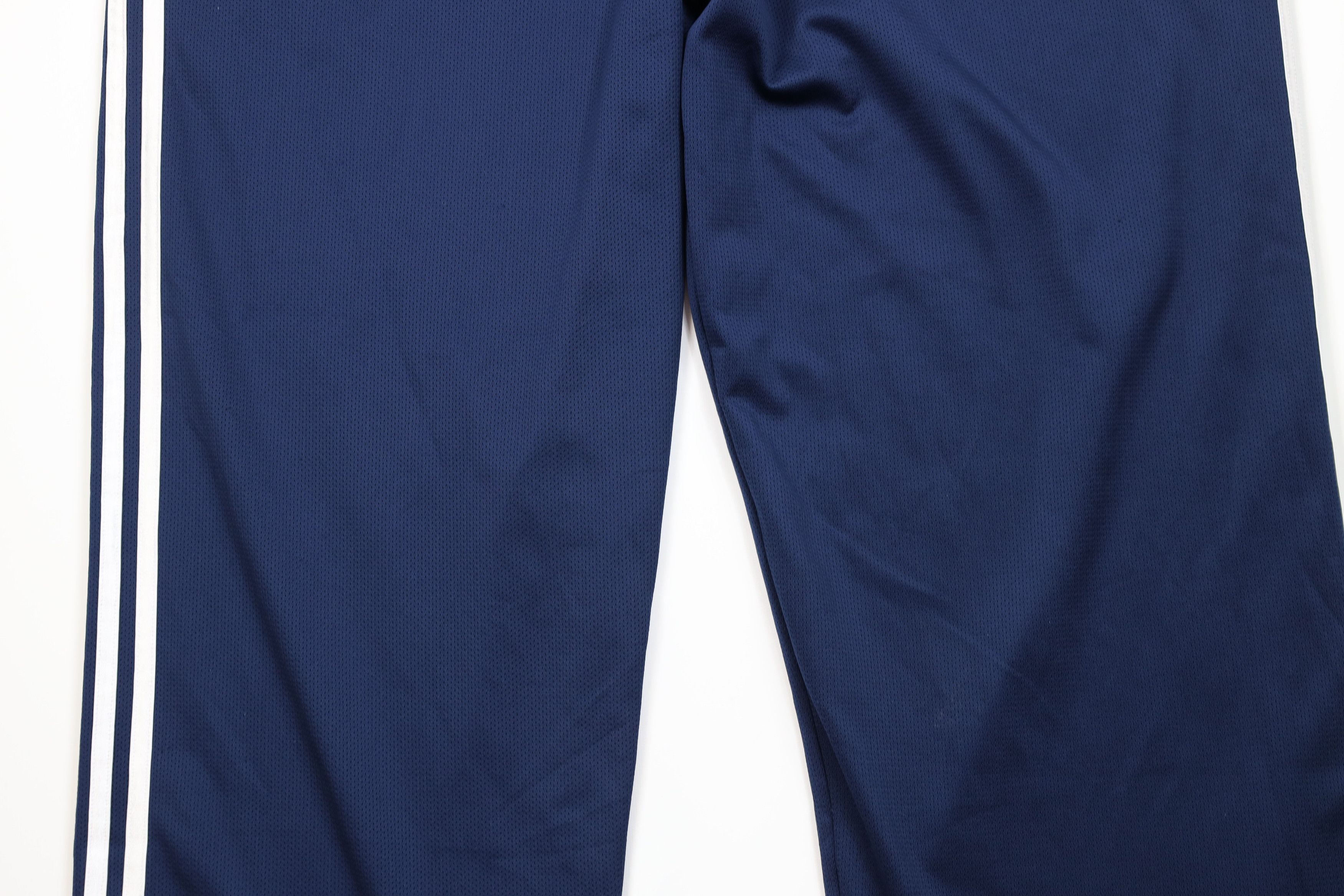 Adidas Vintage Y2K Adidas Spell Out Striped Wide Leg Pants Blue Size US 36 / EU 52 - 12 Thumbnail