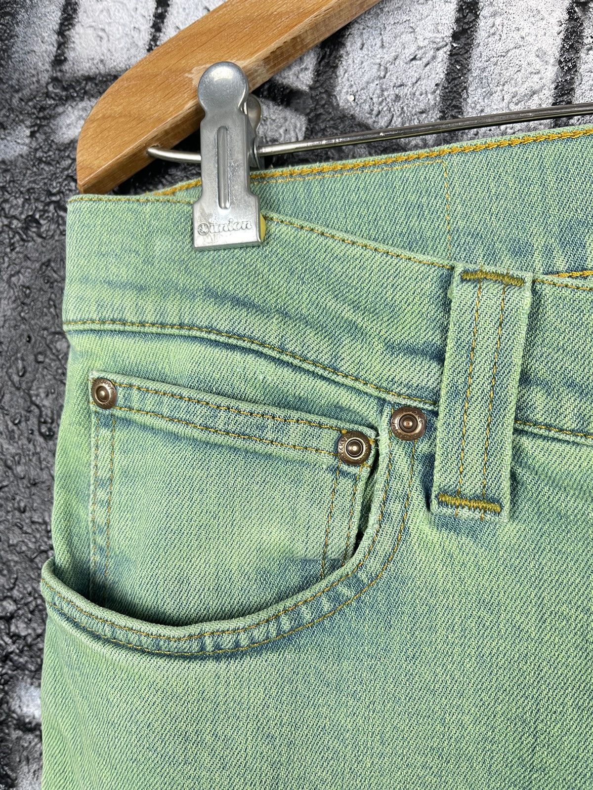 Nudie Jeans Nudie Jeans Co. Light Green Slim Fit Denim Jeans Size 33 Size US 33 - 5 Thumbnail