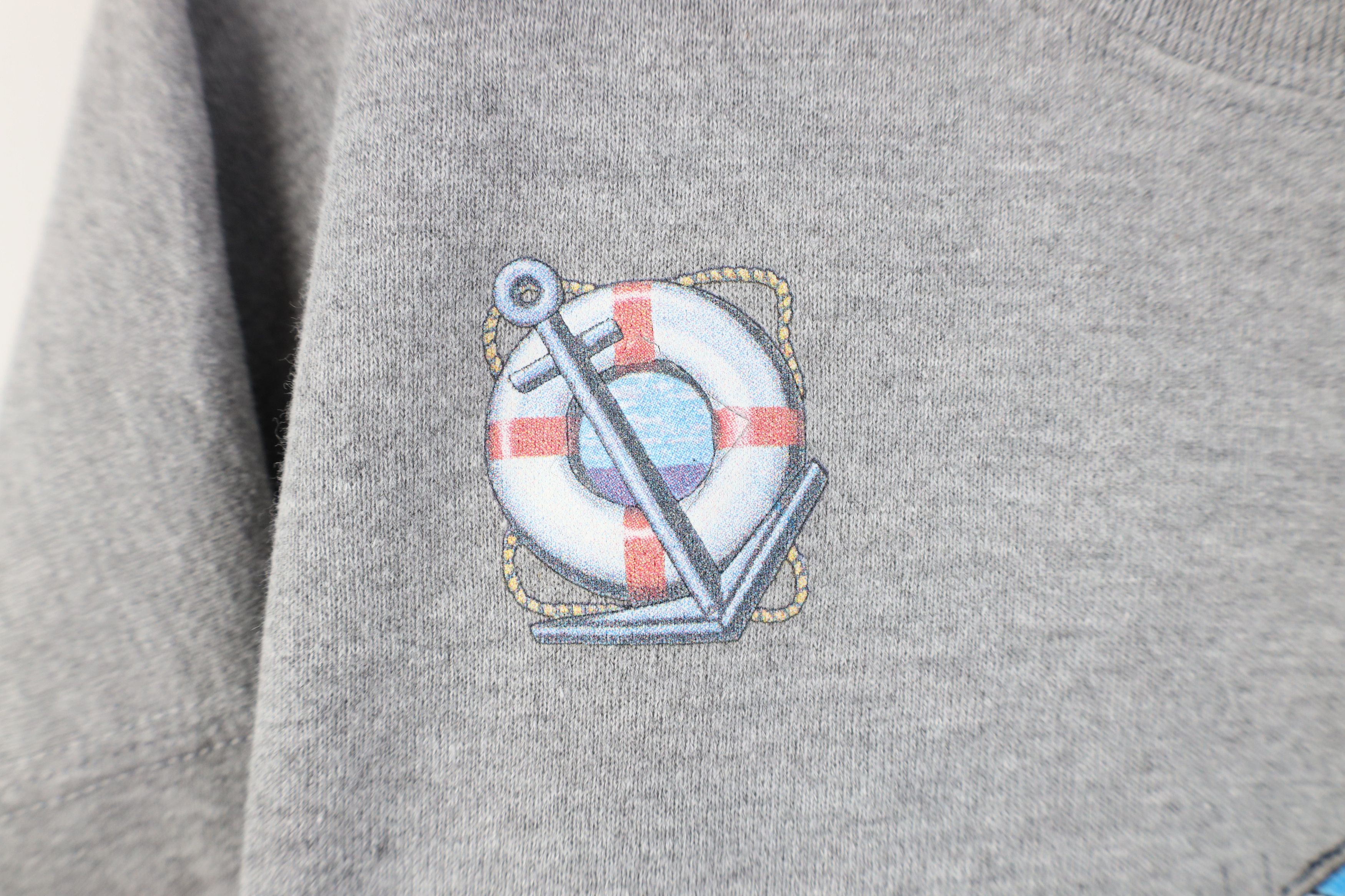 Vintage Vintage 90s Streetwear California Boat Sailing Sweatshirt Size US XXL / EU 58 / 5 - 4 Thumbnail