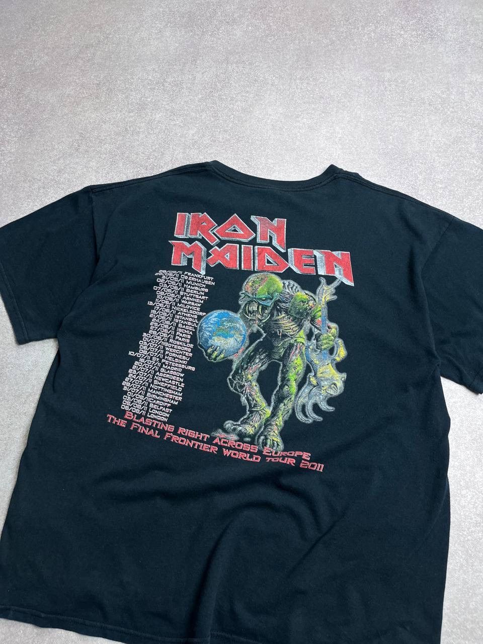 Band Tees × Iron Maiden × Vintage Vintage Iron Maiden The Final Frontier Boxy T-shirt Y2K XL Size US XL / EU 56 / 4 - 4 Thumbnail