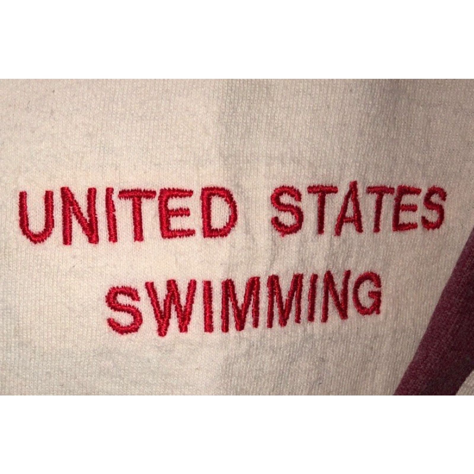 Vintage VINTAGE L.A. Sportswear T-Shirt Mens US Swimming Short Sleeve Size XL White Size US XL / EU 56 / 4 - 3 Thumbnail