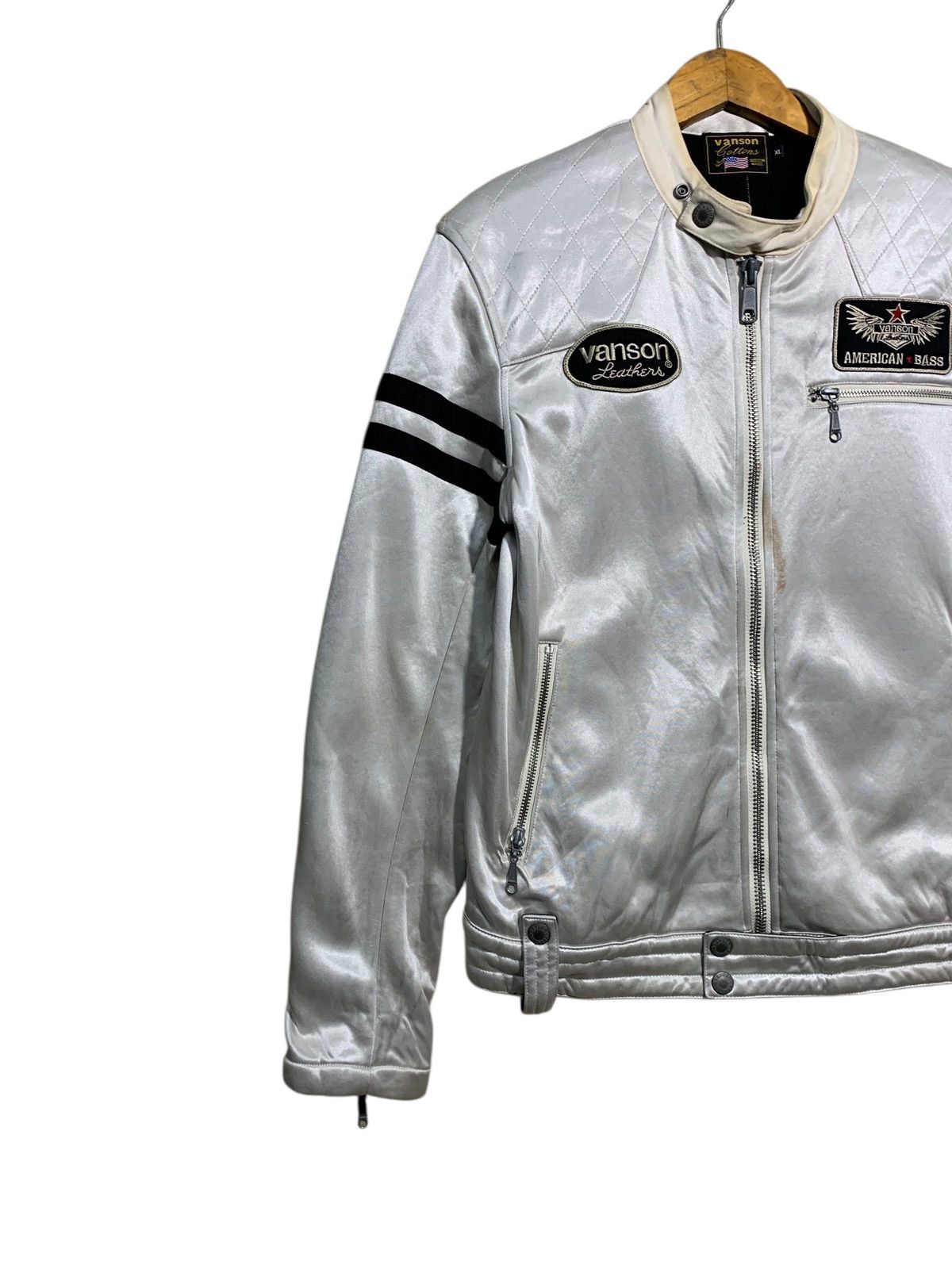 Sports Specialties 🔥VANSON COTTON BIKERS JACKETS Size US XL / EU 56 / 4 - 6 Thumbnail