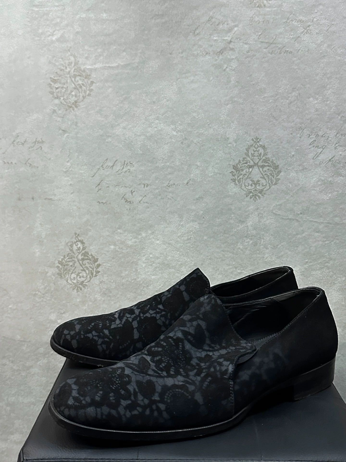 Alexander McQueen Alexander McQueen Floral Suede Loafers Size US 10.5 / EU 43-44 - 3 Thumbnail