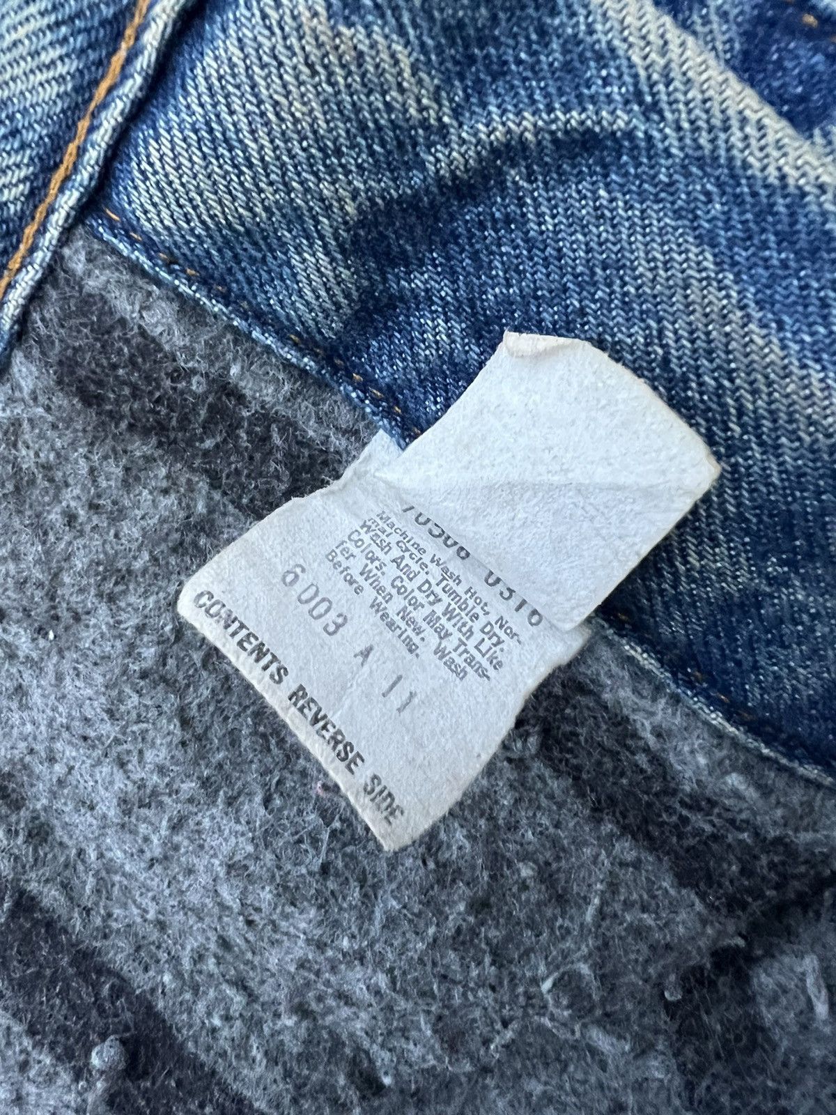Levi's × Vintage Vintage Levi’s 70506 blanket lined denim jacket Size US S / EU 44-46 / 1 - 5 Thumbnail