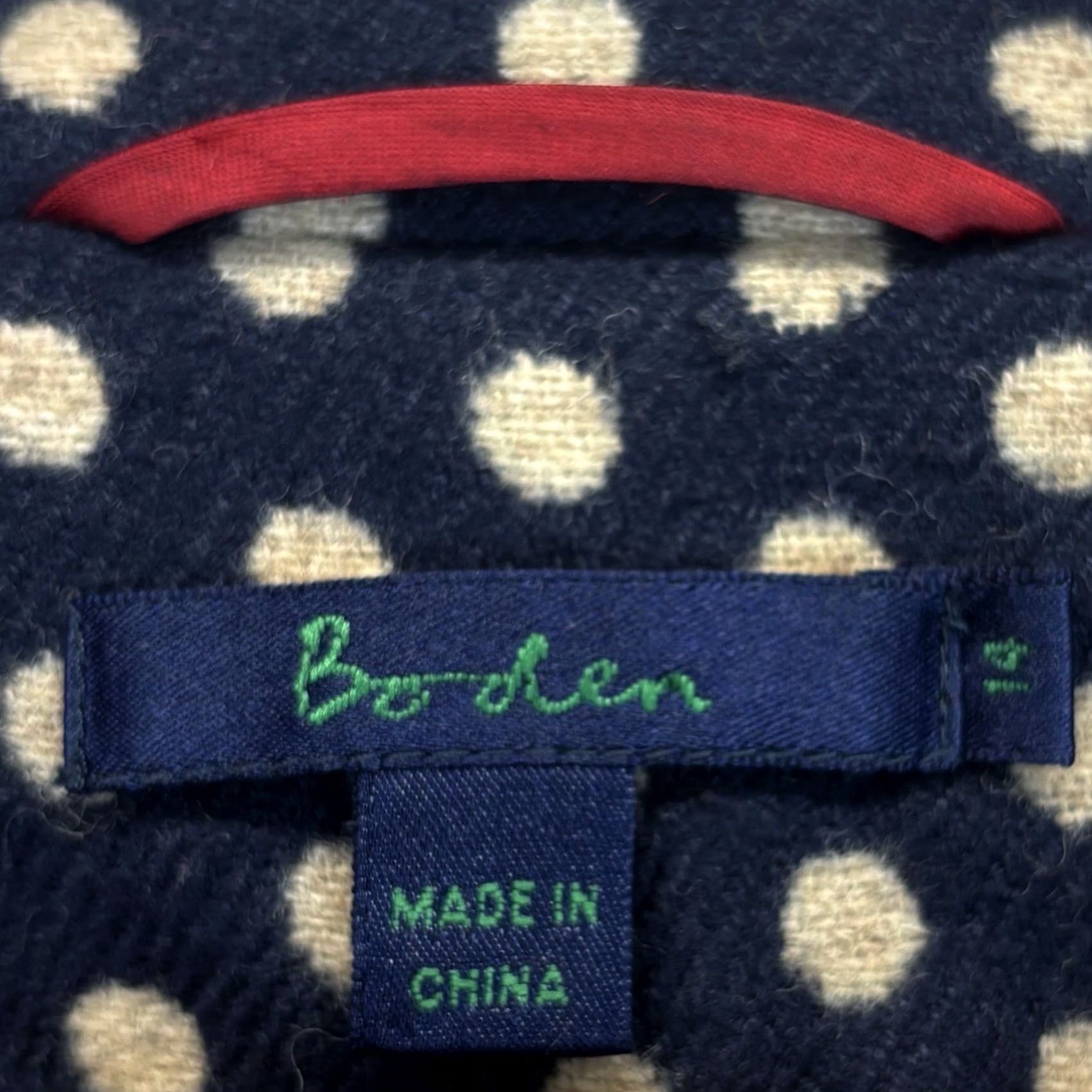 Boden Boden Blazer Jacket - Navy Mix Wool Blend - Spotted Fringe Size XL / US 12-14 / IT 48-50 - 6 Thumbnail