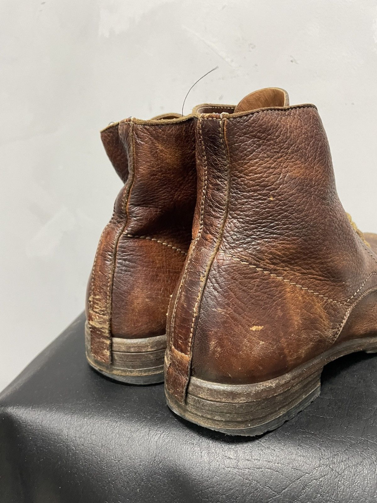 Shoto Avant garde leather archive brown boots guidi style y2k Size US 10 / EU 43 - 4 Thumbnail