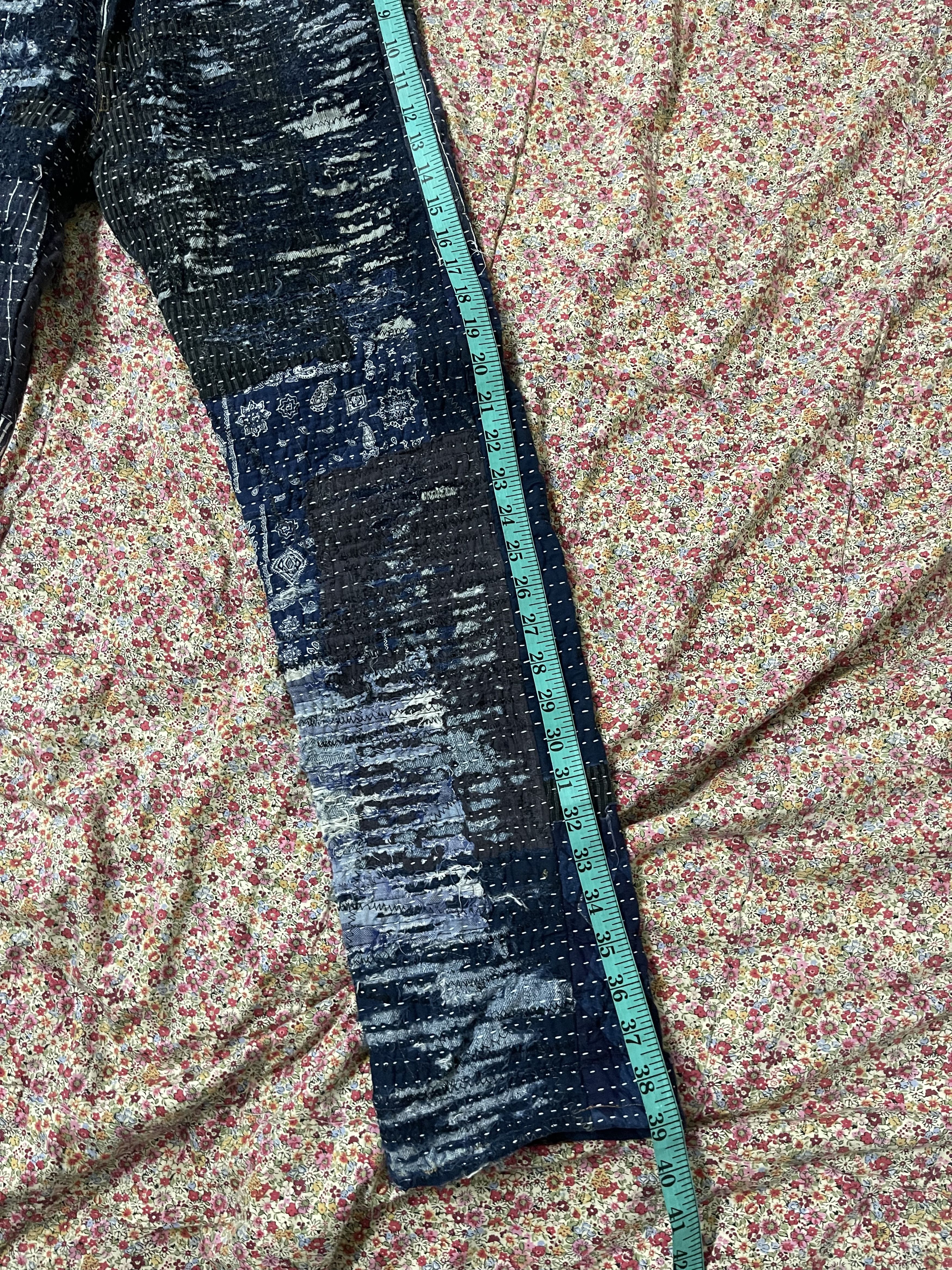 Levi's Vintage Clothing Vtg Levis Custom Sashiko Boro Kapital Style Single Number Size US 29 - 10 Thumbnail